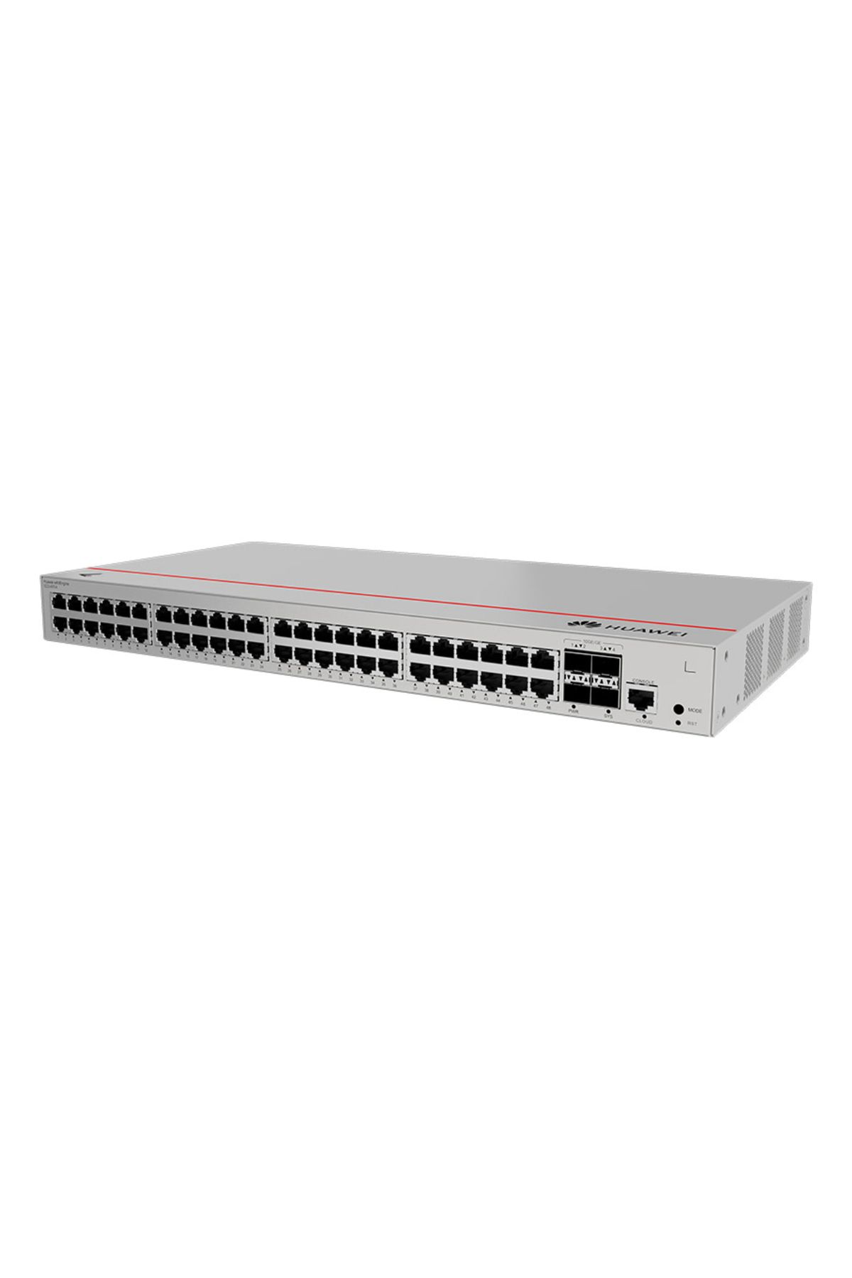 Huawei S220-48T4X,S220-48T4X,S220-48T4X (48*10/100/1000BASE-T ports, 4*10GE SFP+ ports, built-in AC power)