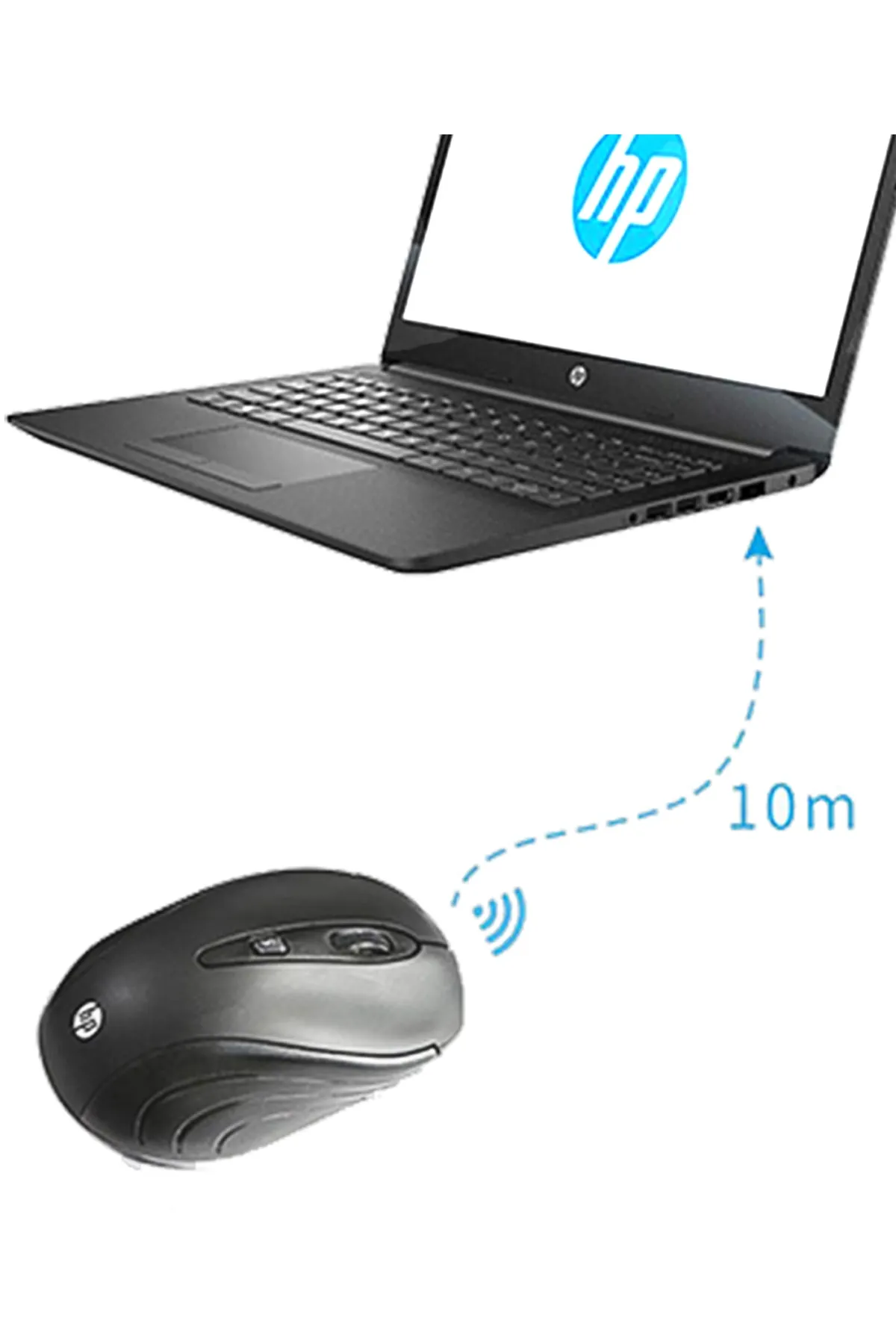 HP S3000 Wireless Kablosuz Mouse 2000Dpi