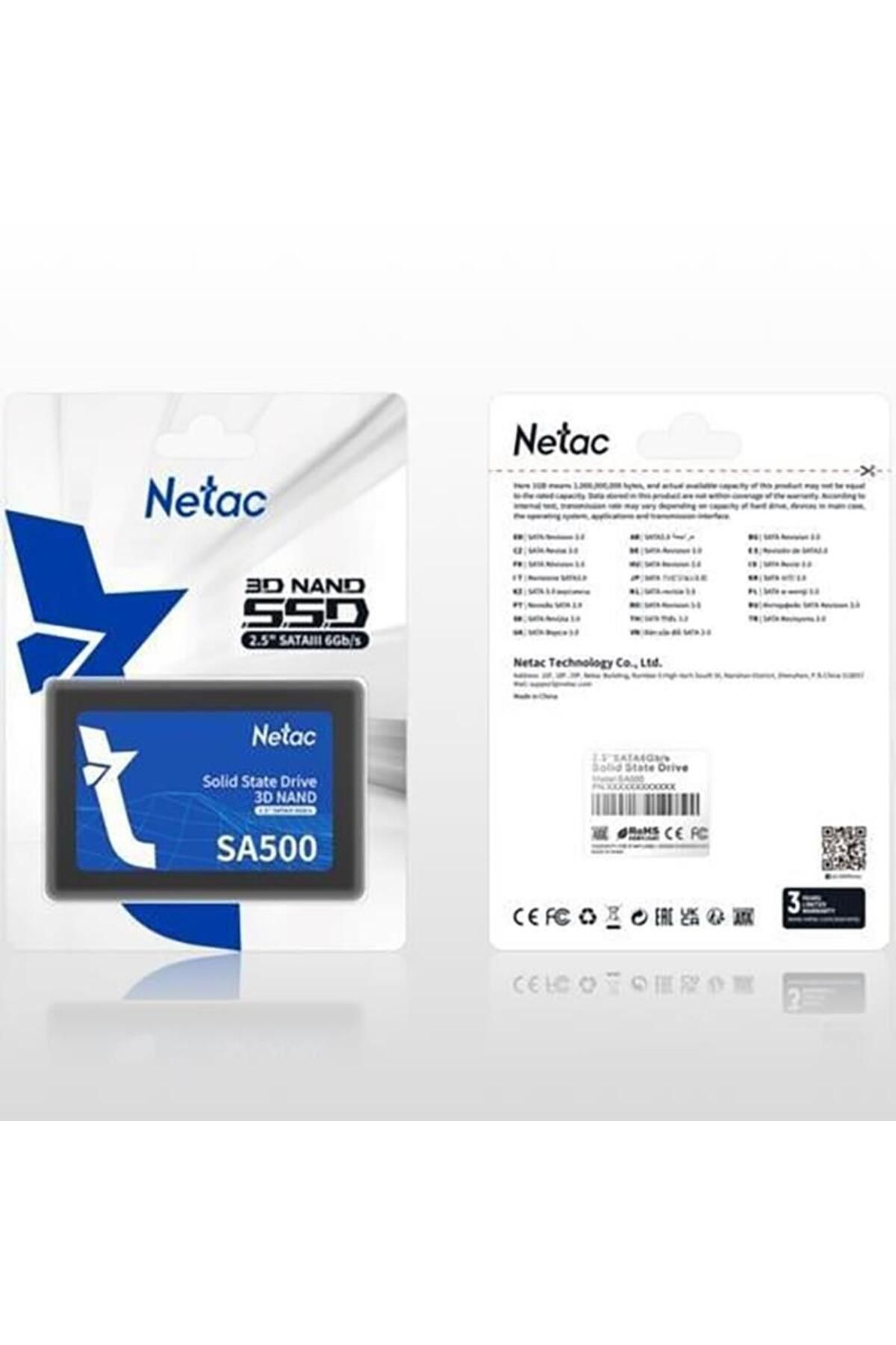 Netac Sa500 512gb Sata3 2.5" Ssd (NT01SA500-512-S3X)