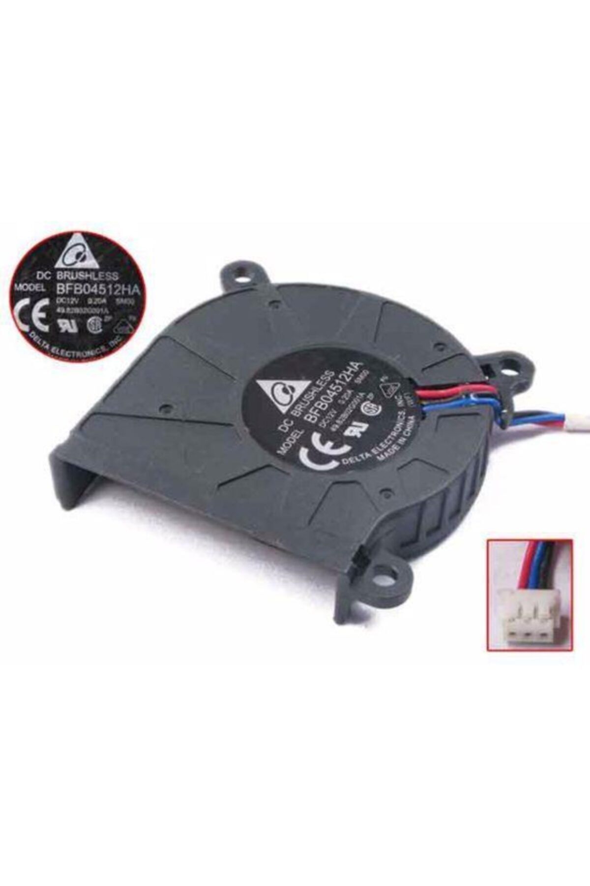 YKA Salyangoz Fan 45x45x10 Mm 12 Volt 0.20 Amper