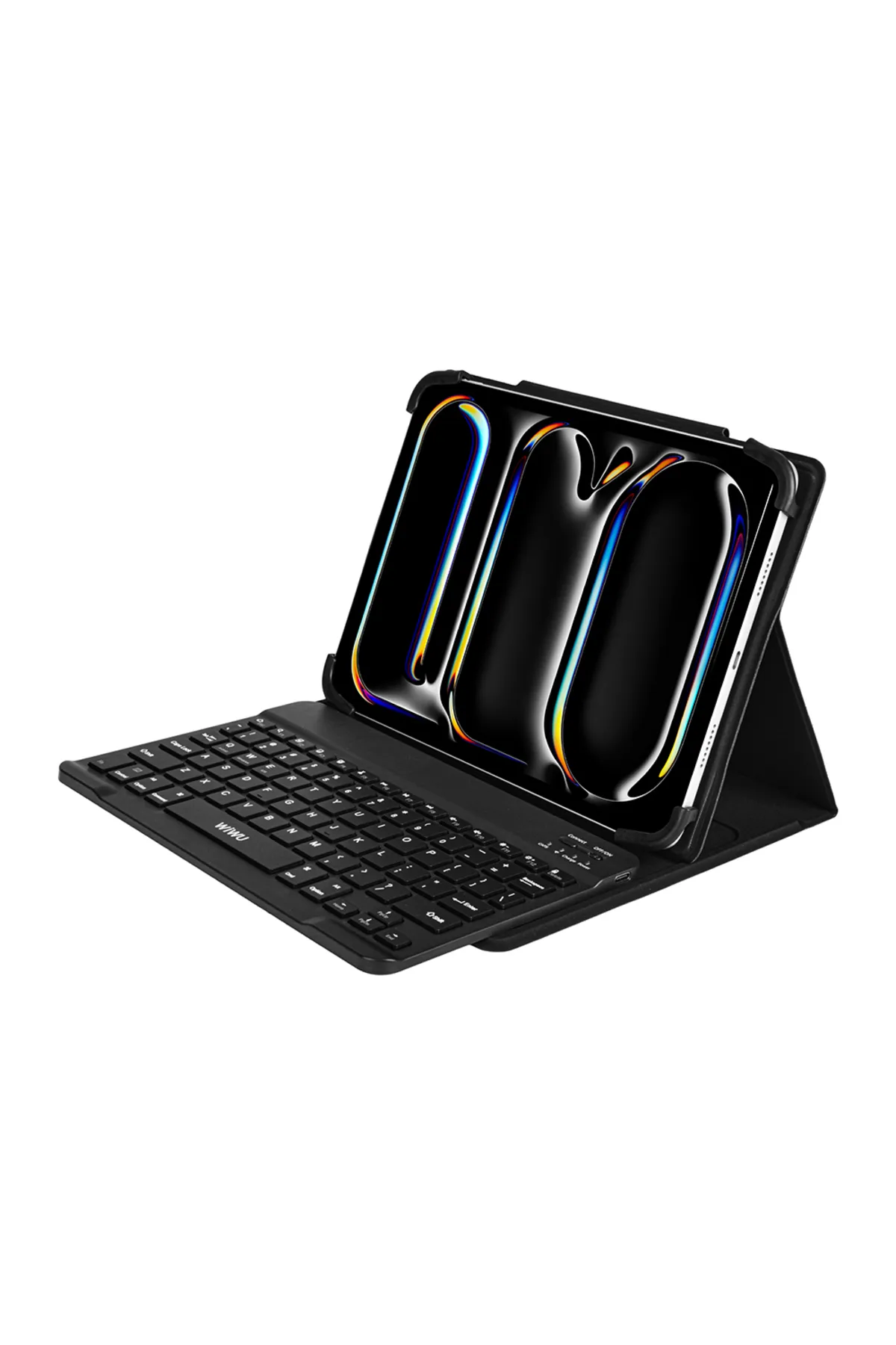 Wiwu Samsung Galaxy Tab S6 Lite P610 Tablet Uyumlu Bluetooth Özellikli Kablosuz Universal Klavyeli Kılıf