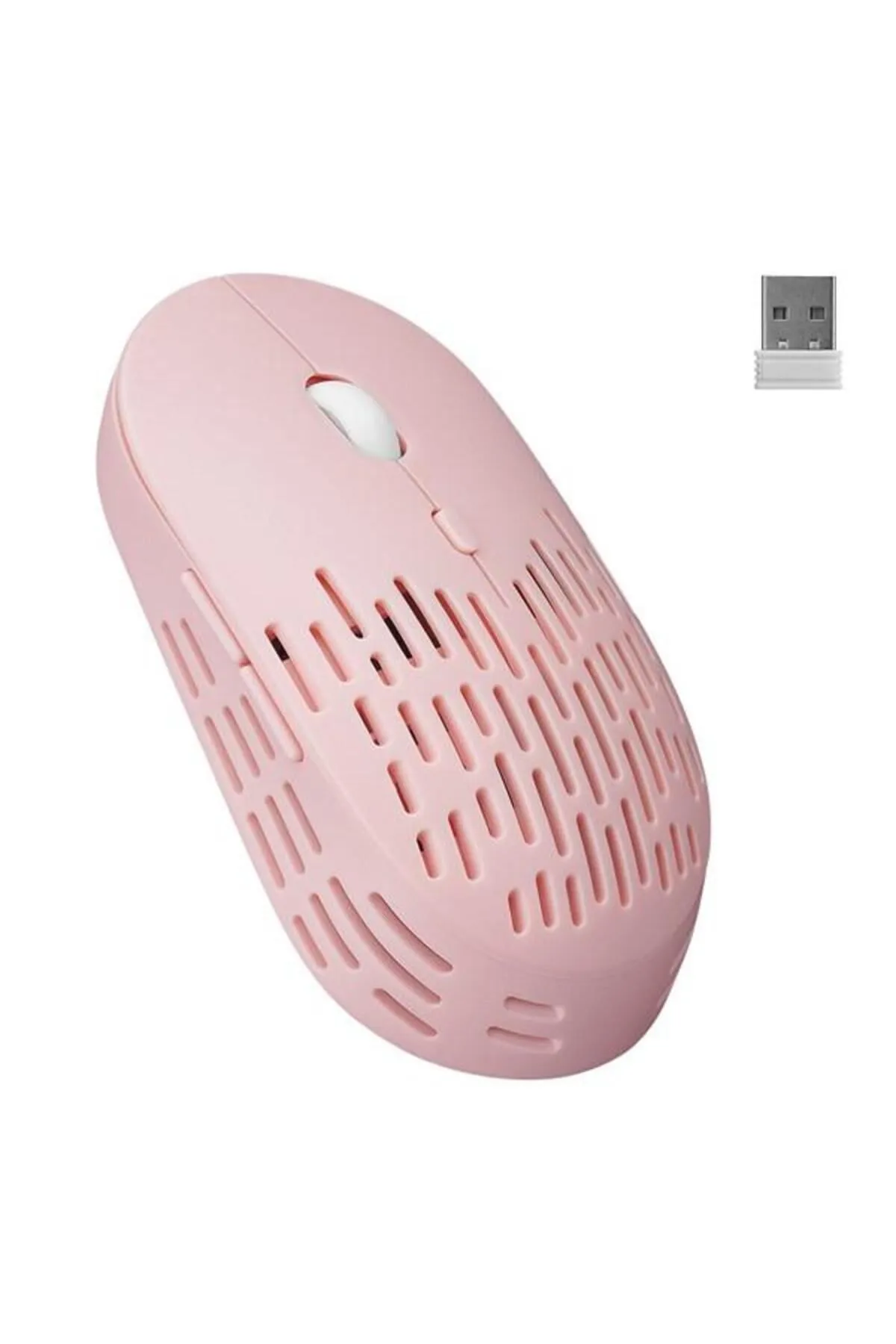 starnewstore sblx Şarj Edilebilir Pembe Renkli 1600dpi Optik Kablosuz Mouse shpwax 986377