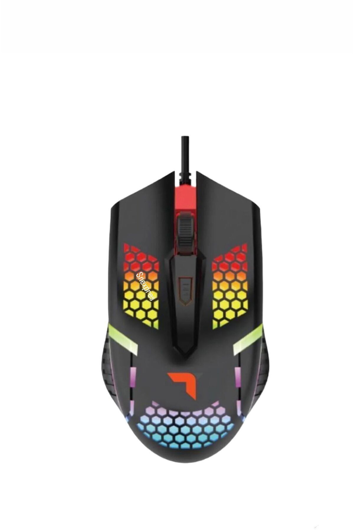 starnewstore sblx Aydınlatmalı Gaming Oyuncu Mouse Beyaz Işıklı shpwax 986377