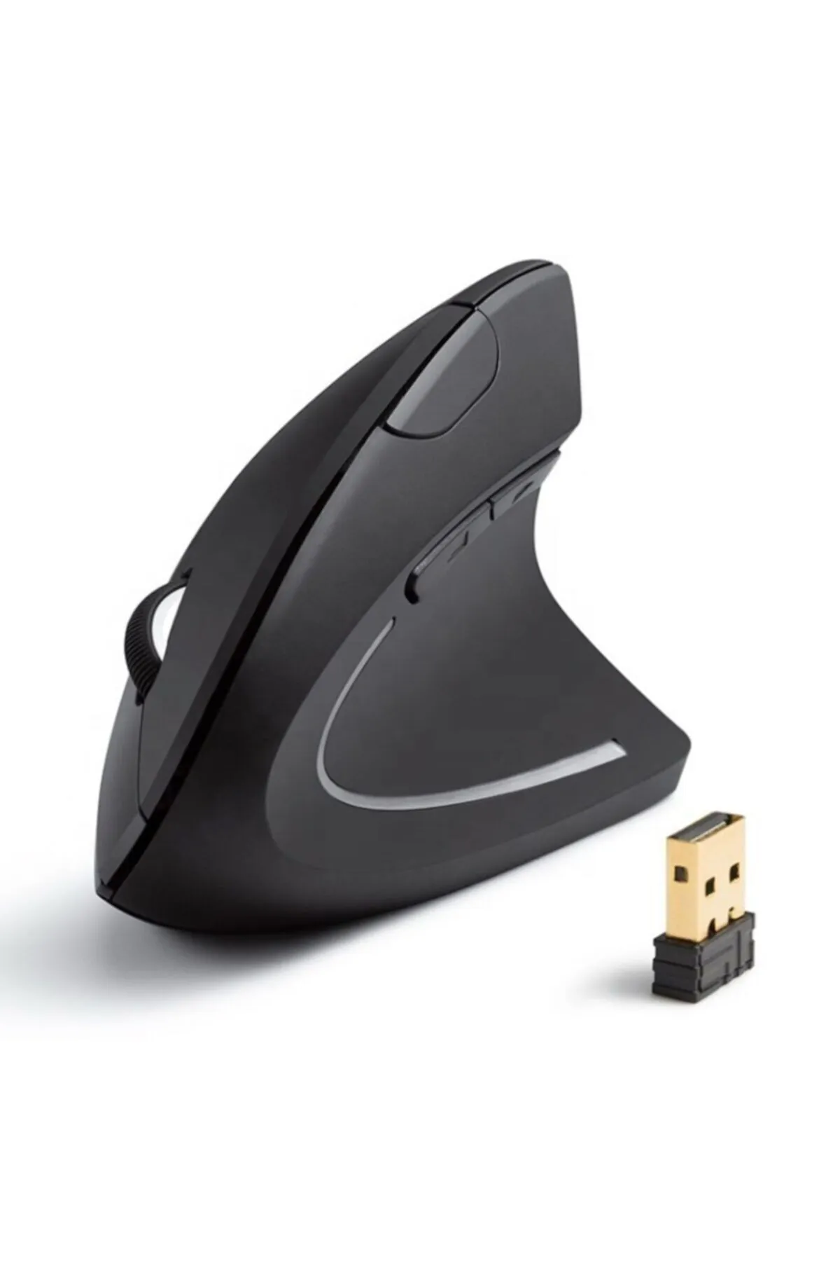 starnewstore sblx Dikey Ergonomik Kablosuz Mouse Fare Wireless 2000 Dpı 6 Siyah shpwax 986377