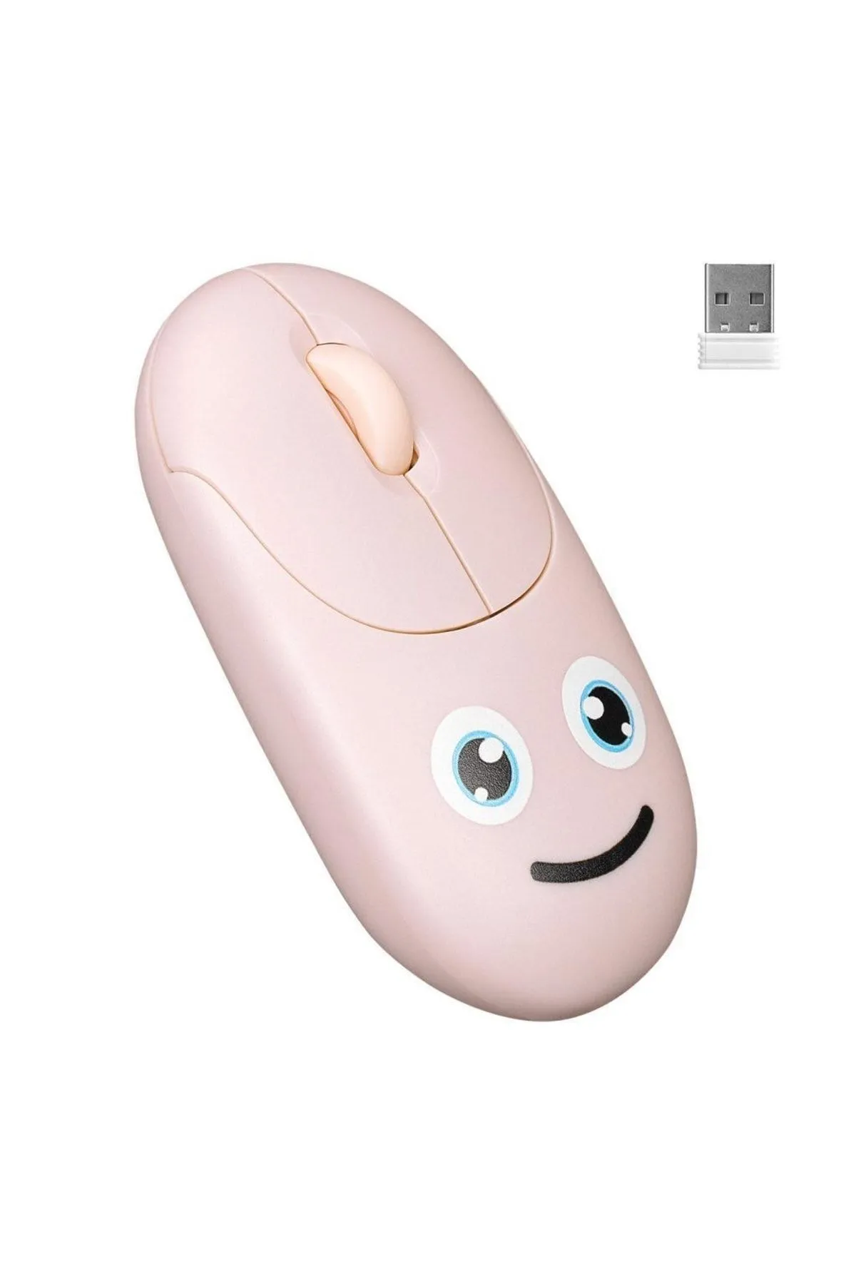 starnewstore sblx Fashıon 2.4ghz Pembe Kabartmalı Kablosuz Mouse shpwax 986377