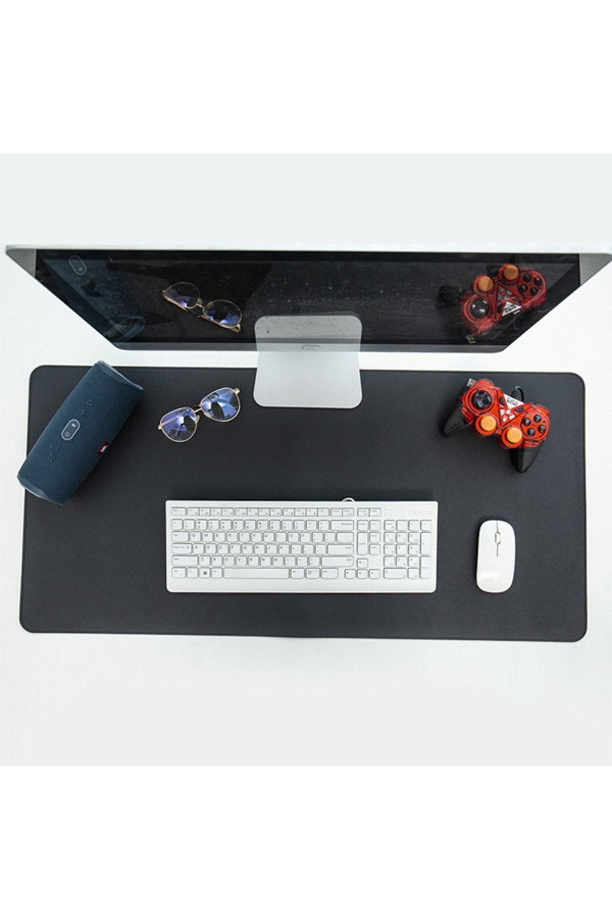 starnewstore sblx Geçirmez Deri Mouse Pad 80*40 Cm Siyah shpwax 986377