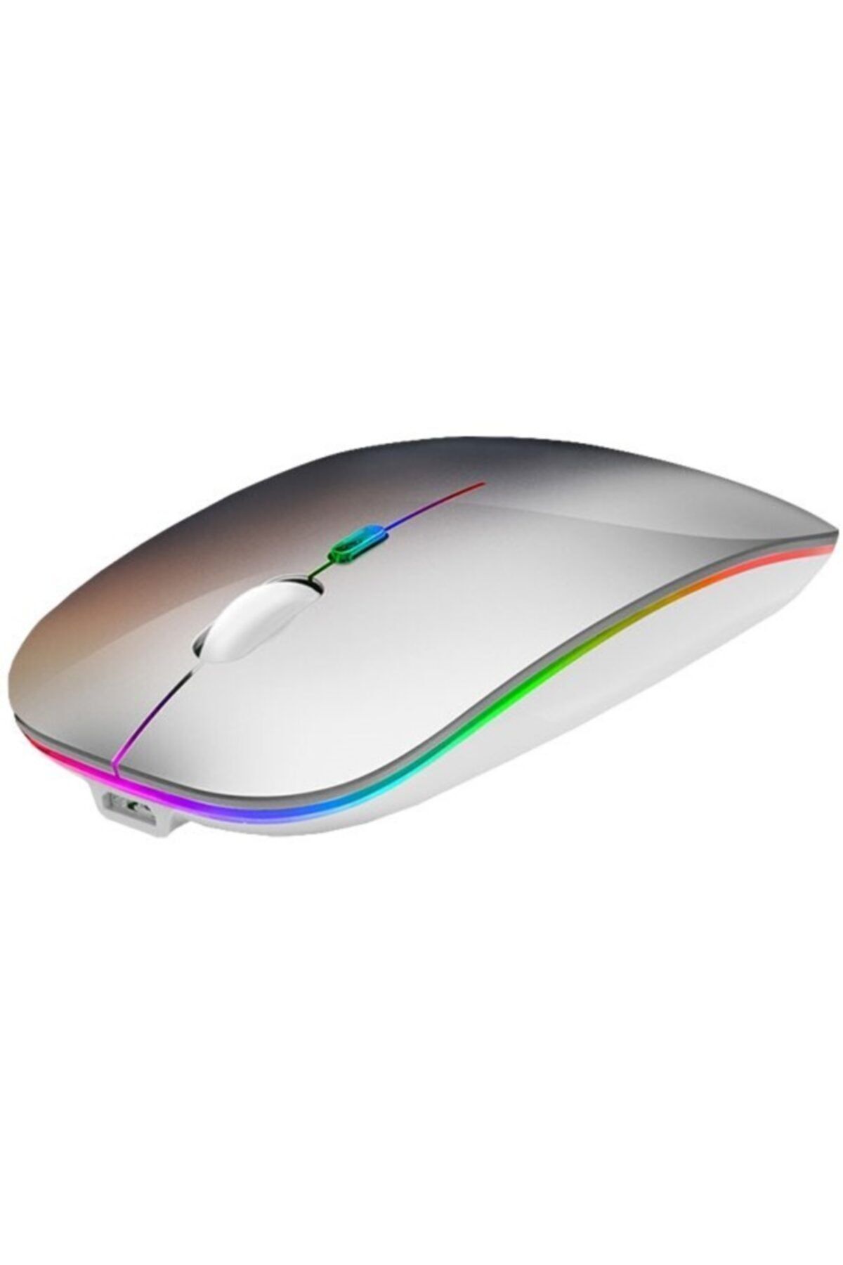 starnewstore sblx Gümüş 800/1200/1600dpi Şarjlı Mouse Kablosuz Mouse Rgb Süper Sessiz shpwax 986377