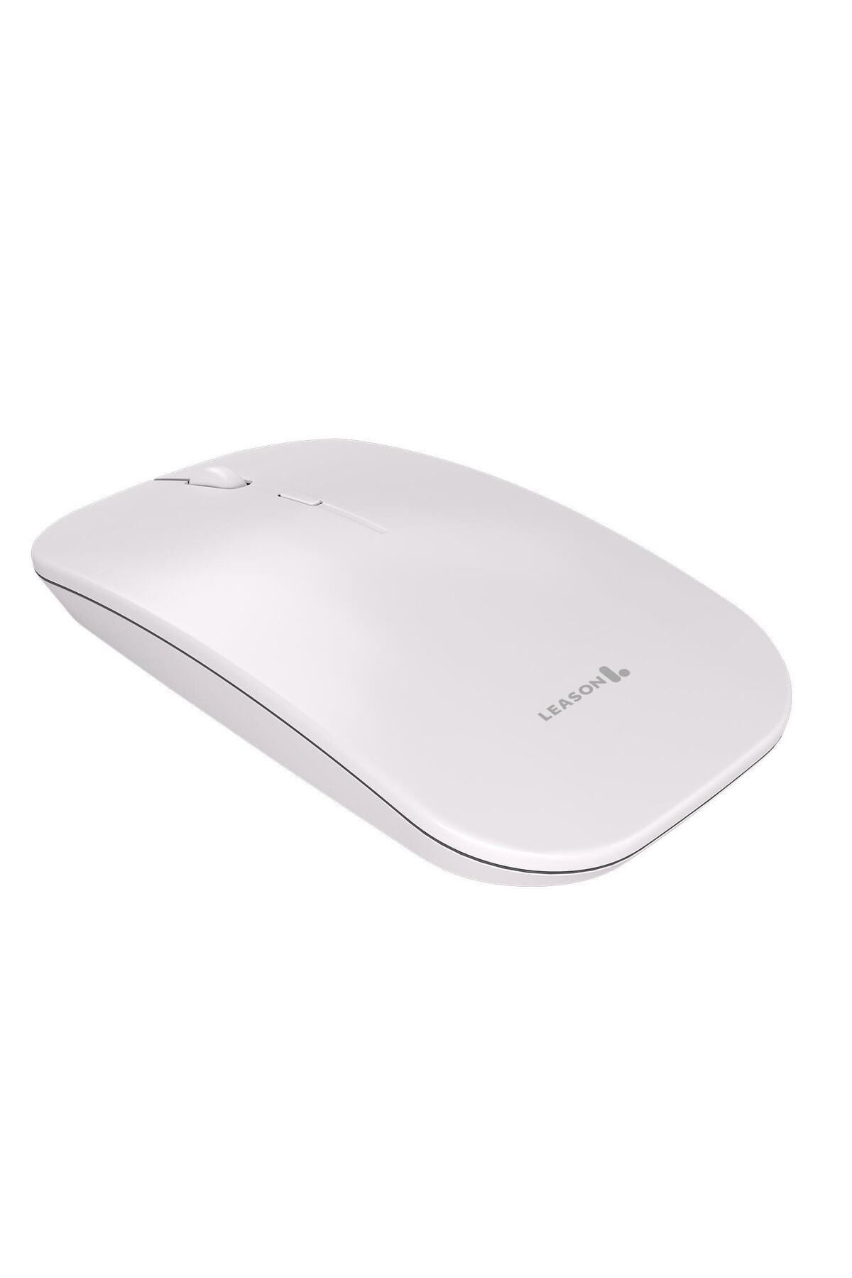 starnewstore sblx Hibrit Bluetooth & Wireless Şarj Edilebilir Kablosuz Mouse - Beyaz shpwax 986377