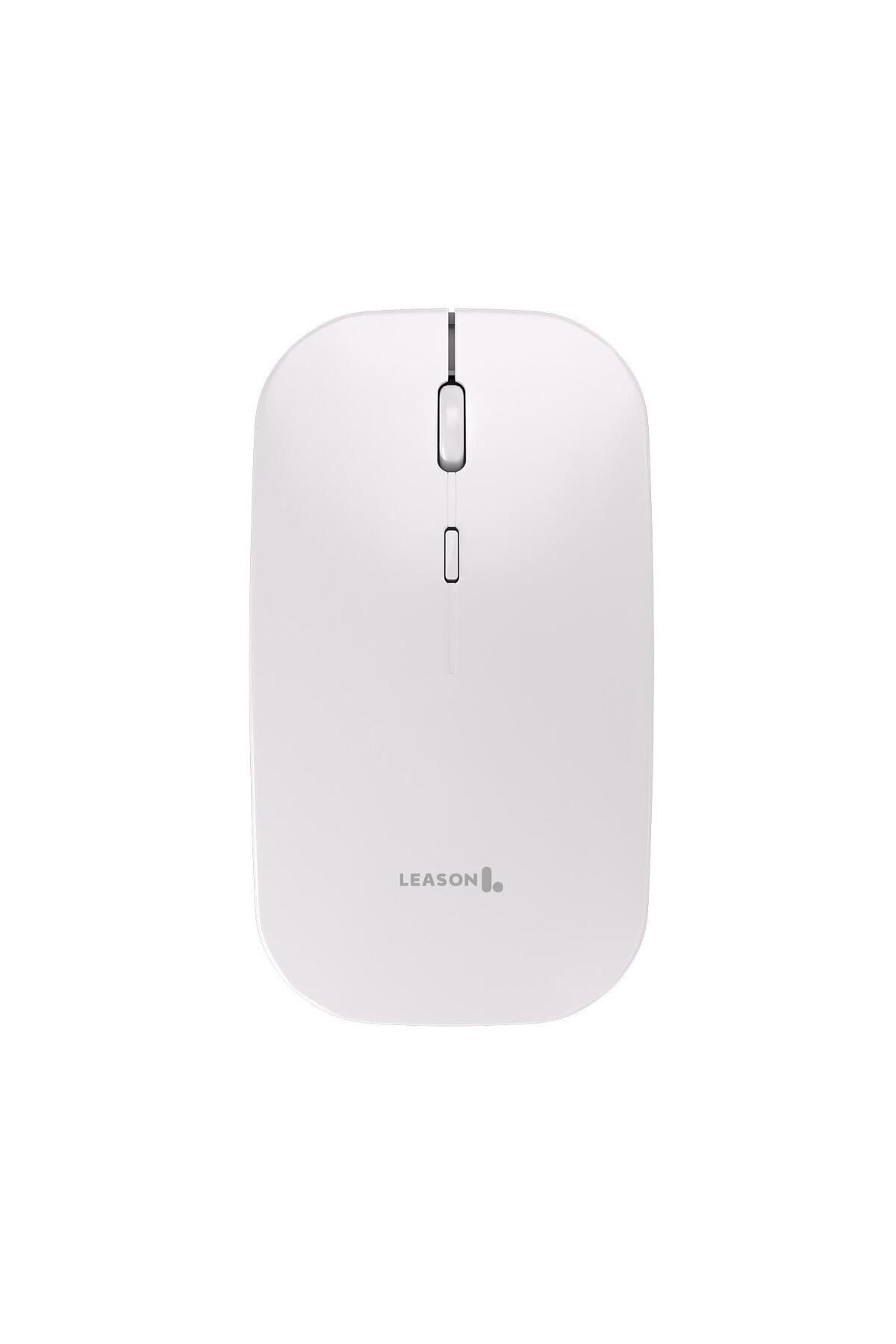 starnewstore sblx Hibrit Bluetooth & Wireless Şarj Edilebilir Kablosuz Mouse - Beyaz shpwax 986377