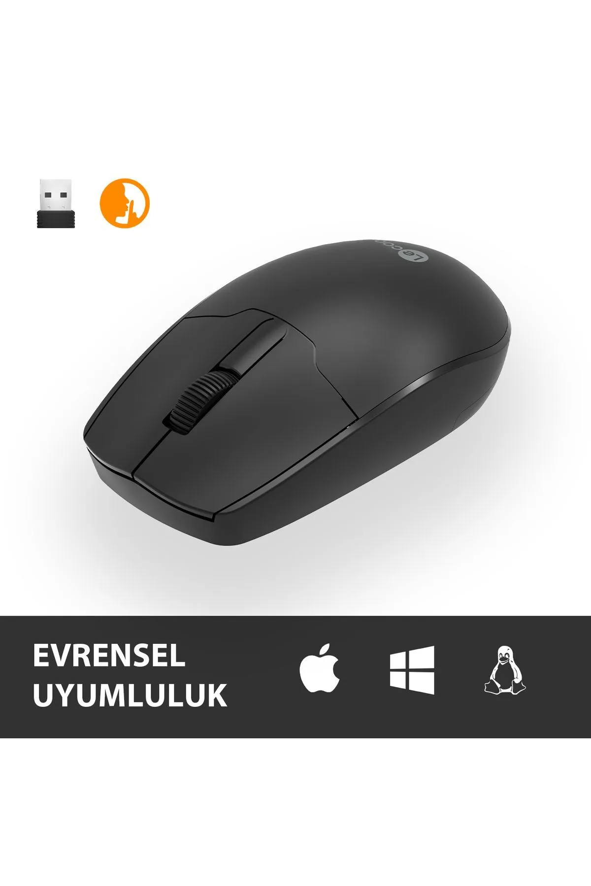 starnewstore sblx Kablosuz 1200dpı 3 Tuşlu Optik Mouse Siyah shpwax 986377