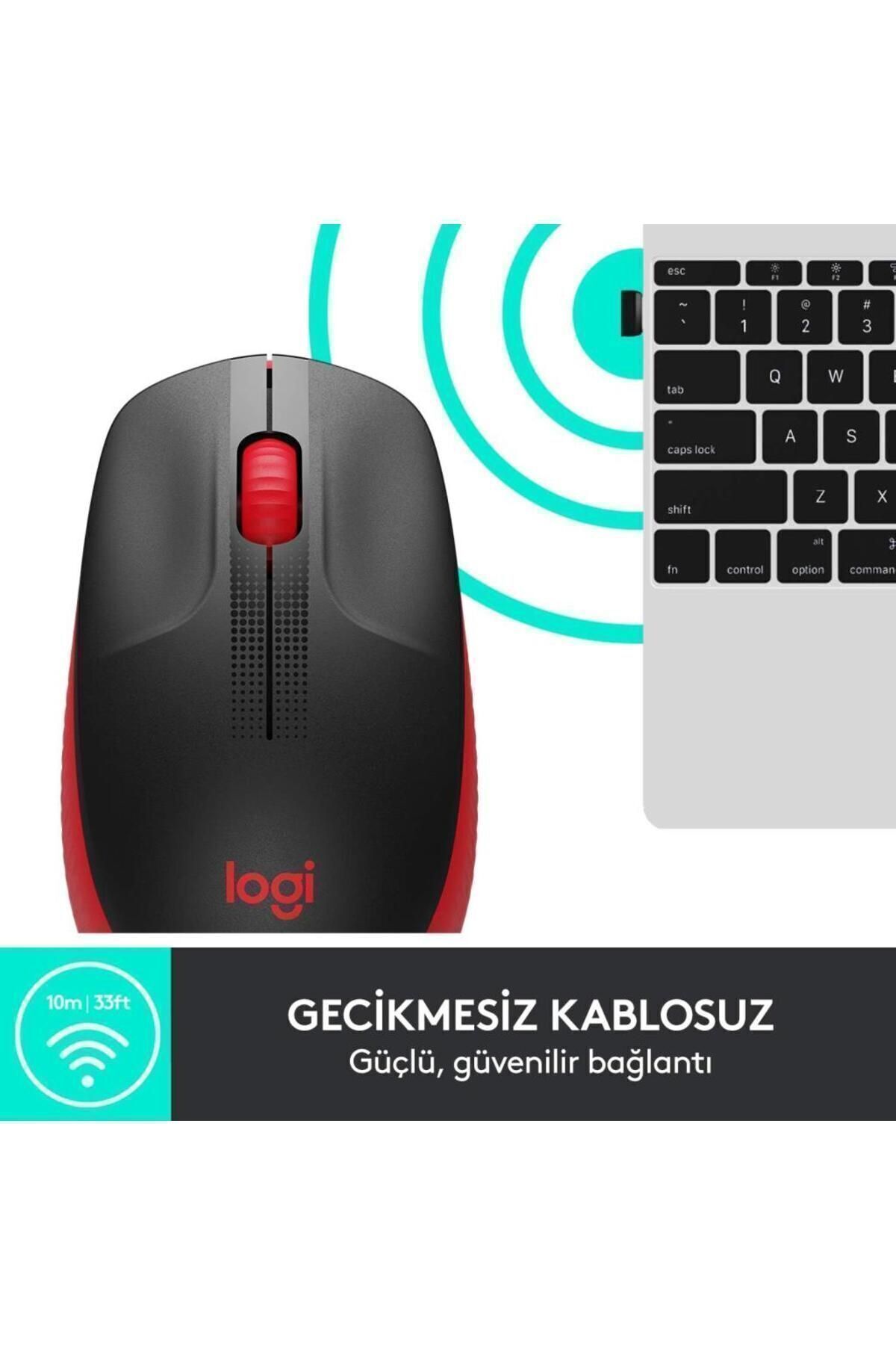 starnewstore sblx Kablosuz Optik Mouse - Kırmızı shpwax 986377