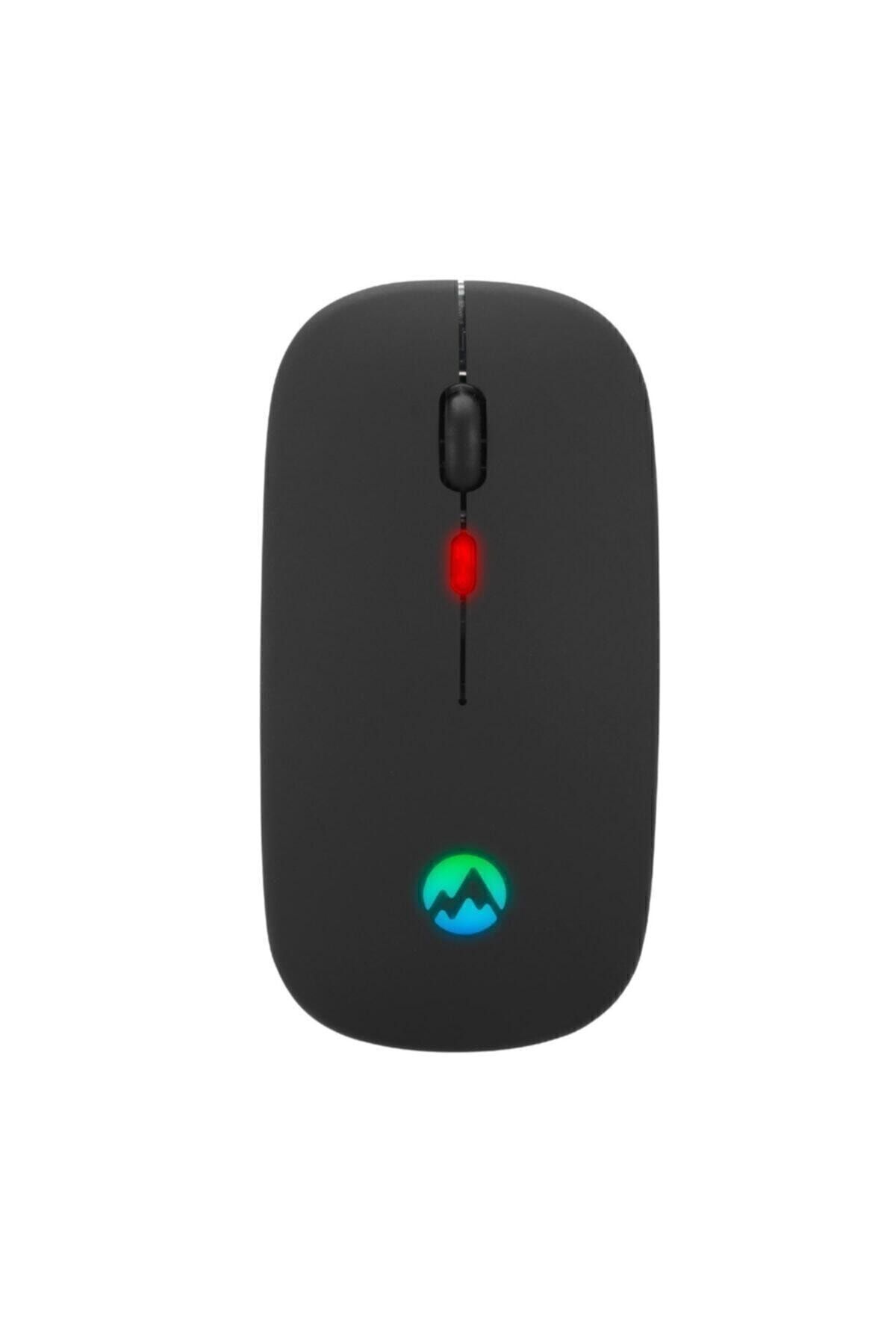 starnewstore sblx Mouse Bluetooth Wireless Bluetooth Şarjlı Edilebilir Usb Rgb 2in1 Bluetooth Ve 2.4ghz shpwax