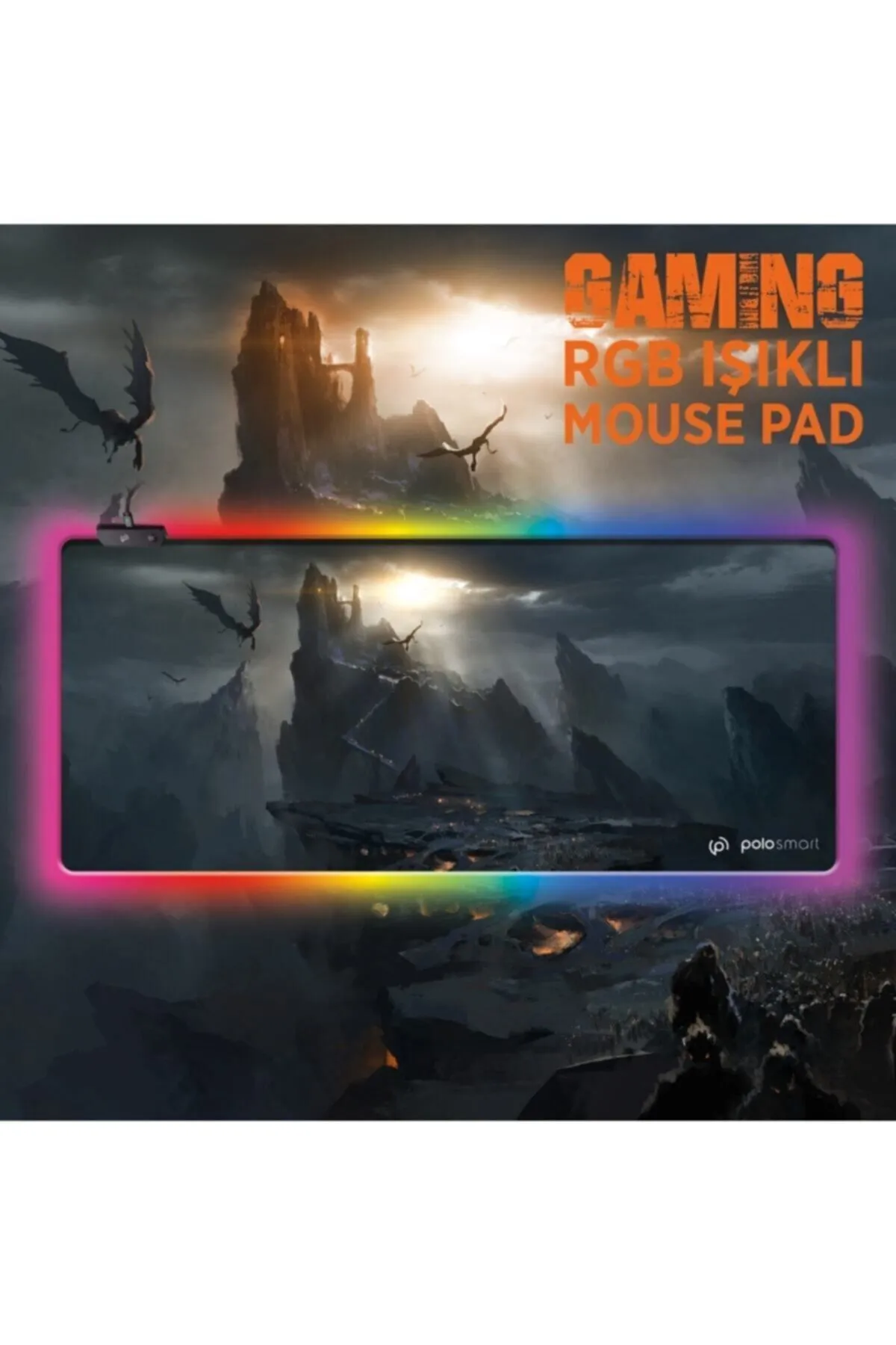 starnewstore sblx Rgb Işıklı Gaming Mouse Pad shpwax 986377