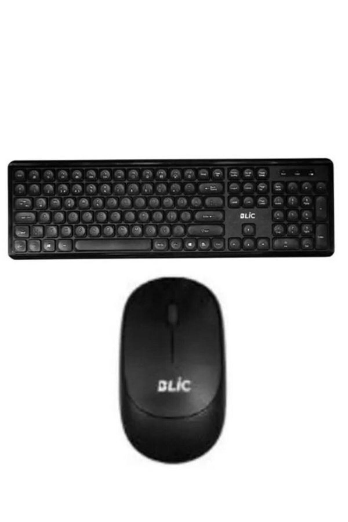 starnewstore sblx Siyah Türkçe Q Ev Ofis Kullanıma Uygun Kablosuz Klavye Mouse Set shpwax 986377