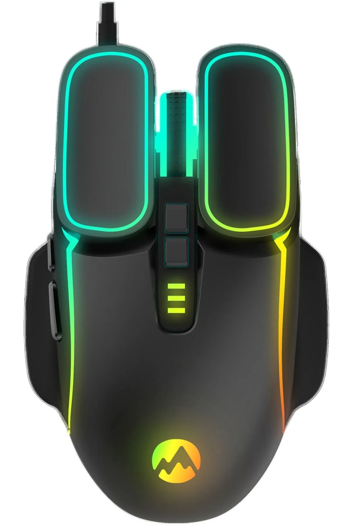 starnewstore sblx Sm-g55 X-fora Led Işıklı Gökkuşağı Aydınlatmalı 7200dpı Oyuncu Mouse ( Türkiye Garan