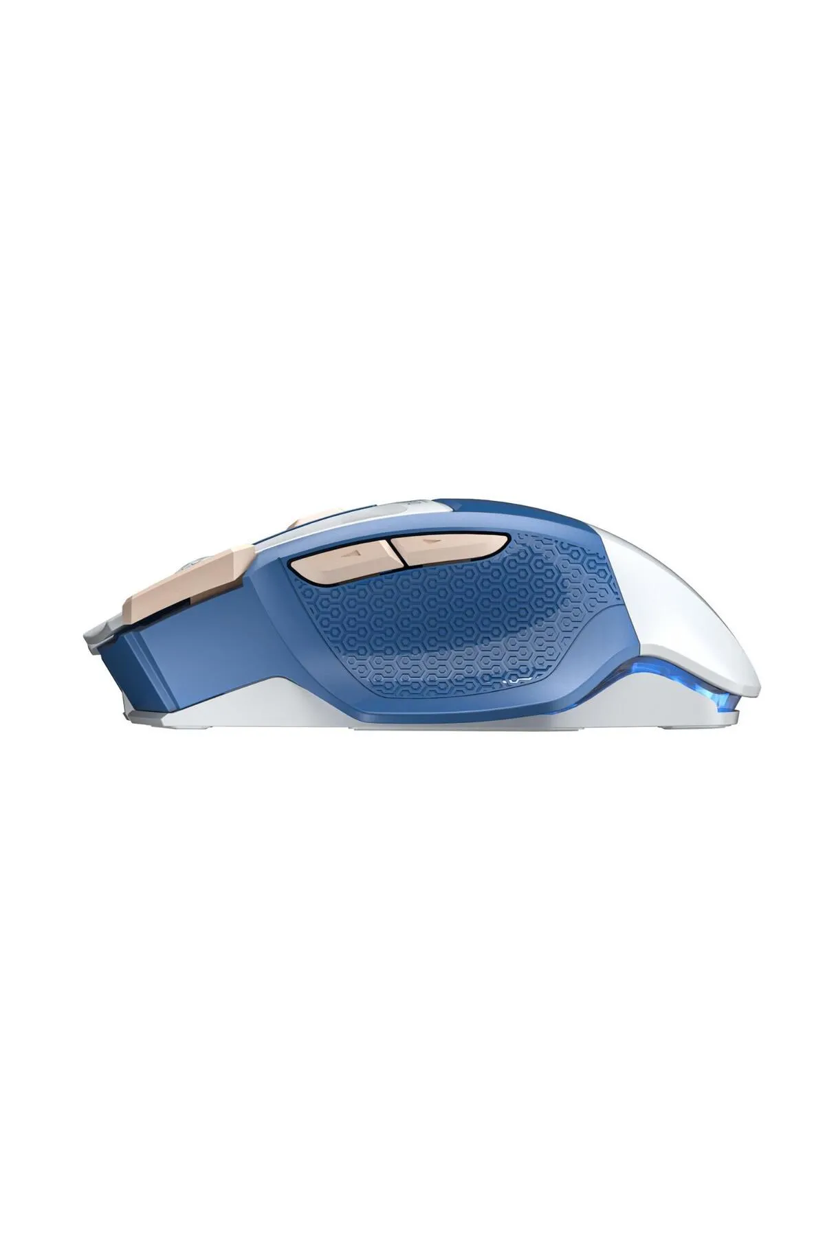 Aula Sc550 4800dpı 7 Tuşlu Makrolu 2.4ghz Kablosuz Optik Rgb Oyuncu Mouse Mavi