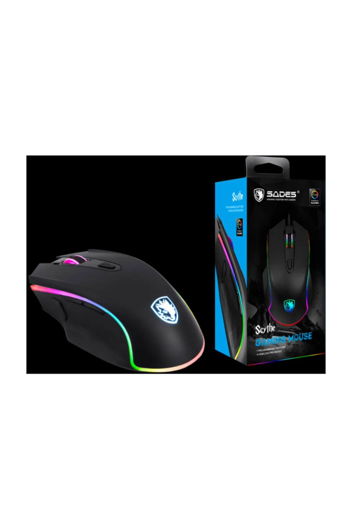 Sades Scythe RGB Oyuncu Mouse