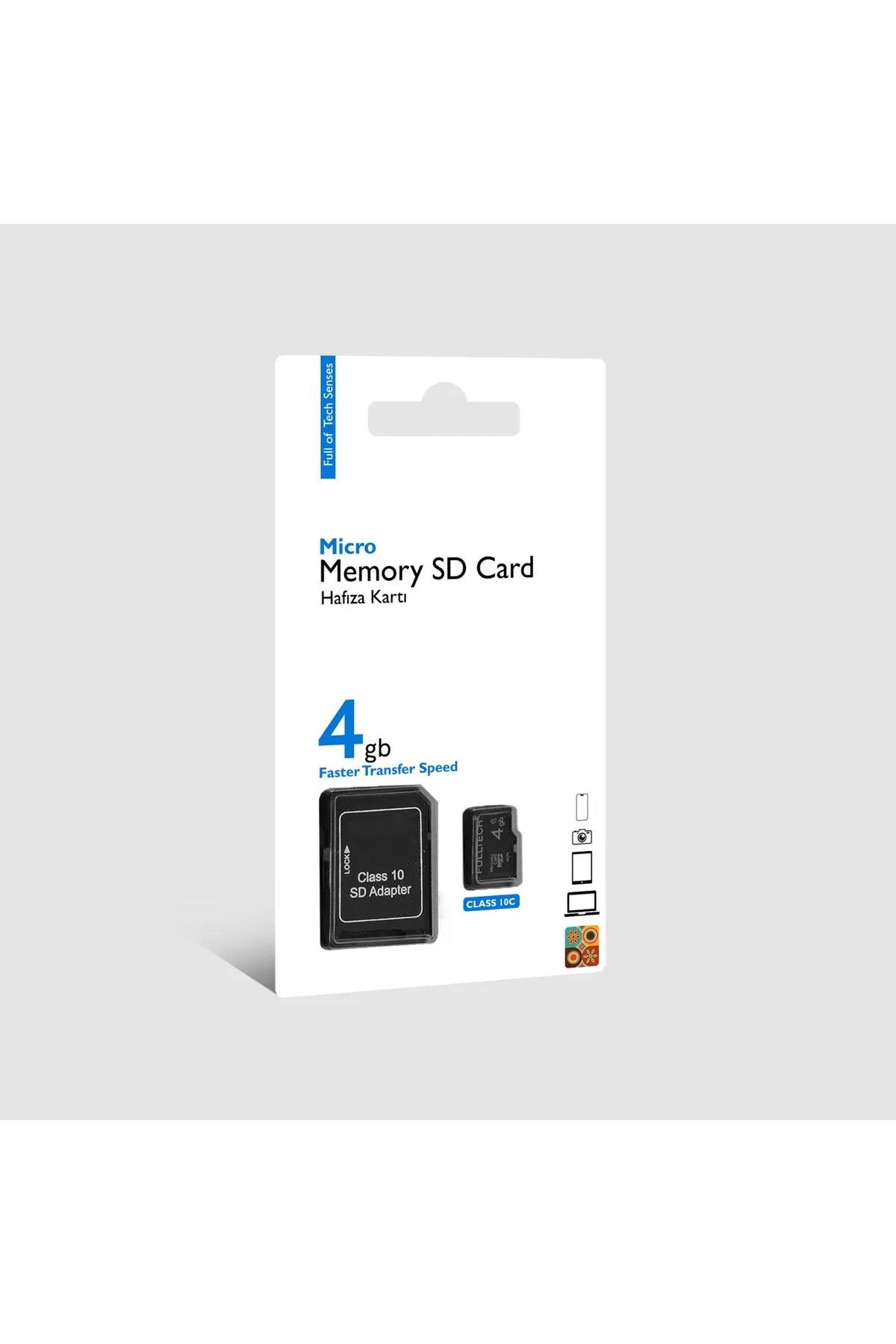 MATECHNO SD Card Veri Depolama SD Kart Kamera/ PC / TV / Telefon Uyumlu Hafıza Kartı SD Adaptör Dahil