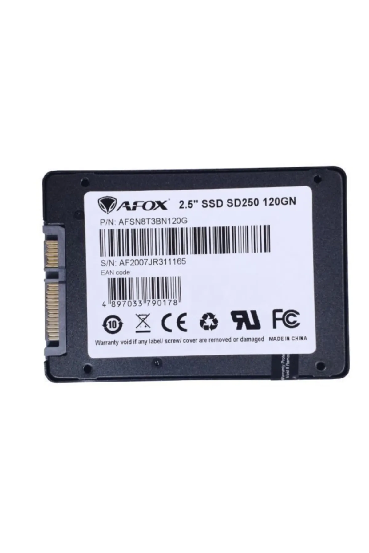 Afox SD250-120GN 120GB SATA 3.0 550-470MB/S 2.5'' Flash SSD