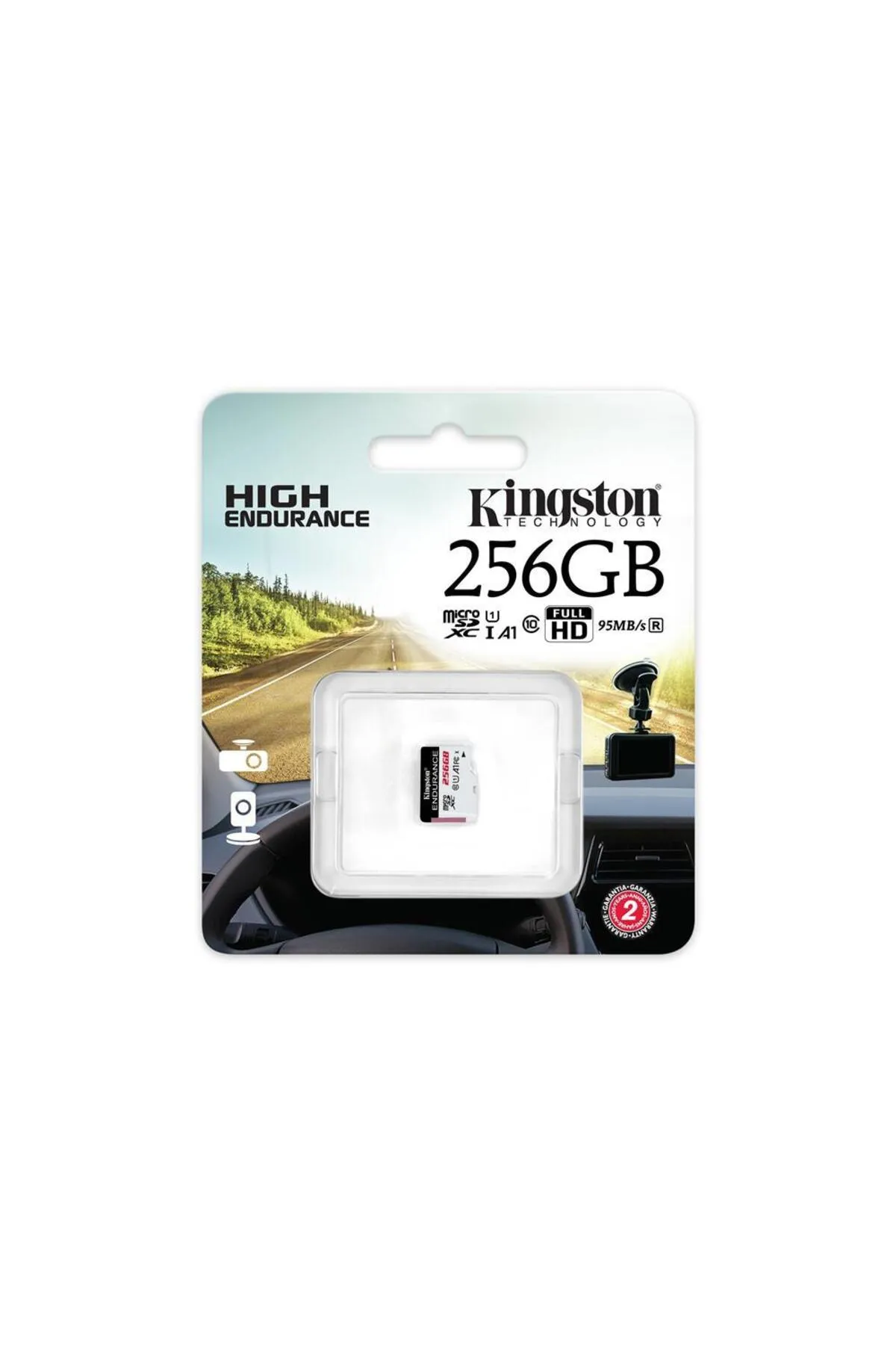 Kingston Sdce-256gb 256gb Uyumlu Microsdxc Endurance 95r-45w C10 A1 Uhs-ı Card Only Hafıza Kartı