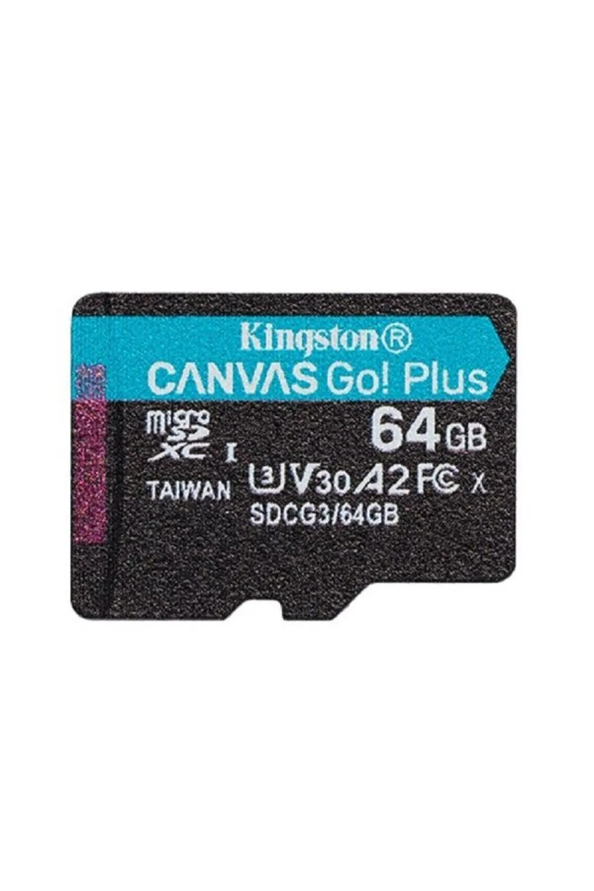 Kingston SDCG3/64GB 64GB microSDXC Canvas Go Plus 170R A2 U3 V30 Card + ADP