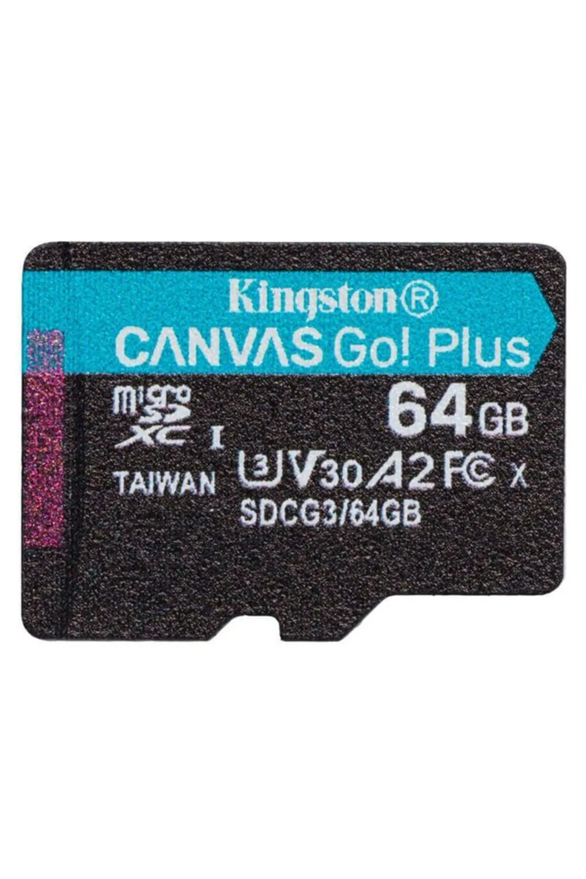 Kingston SDCG3/64GB 64GB microSDXC Canvas Go Plus 170R A2 U3 V30 Card + ADP