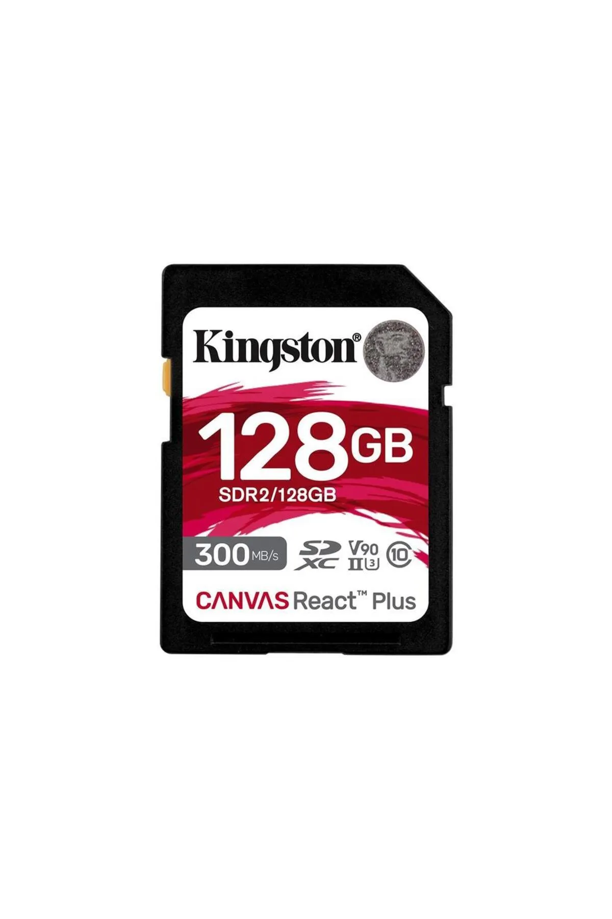 Kingston Sdr2-128gb Canvas React Plus Sdxc Uhs-ıı 300r-260w U3 V90 For Full Hd-4k-8k Hafıza Kartı