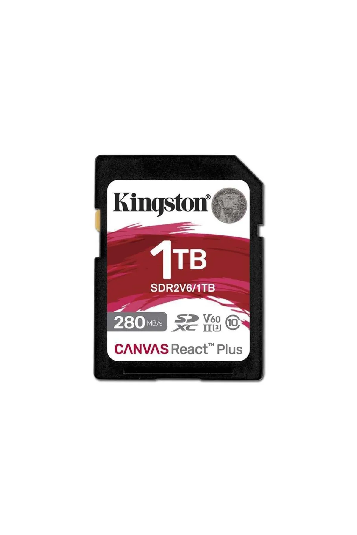 Kingston Sdr2v6-1tb Canvas React Plus Sdxc Uhs-ıı 280r-150w U3 V60 For Full Hd-4k Sd Hafıza Kartı