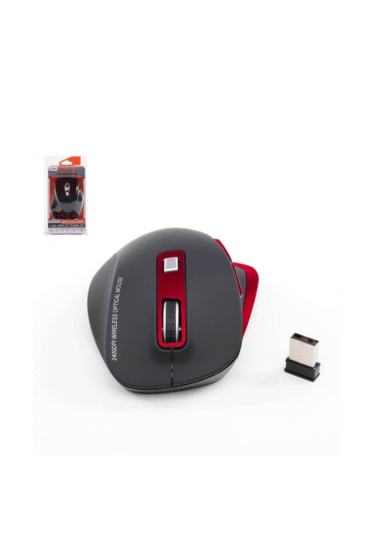 Genel Markalar sdshop Mouse G-526 Kablosuz Optik Mouse 2400 Dpı - Oyuncu Gaming Maus Kırmızı NewDesing 1051066