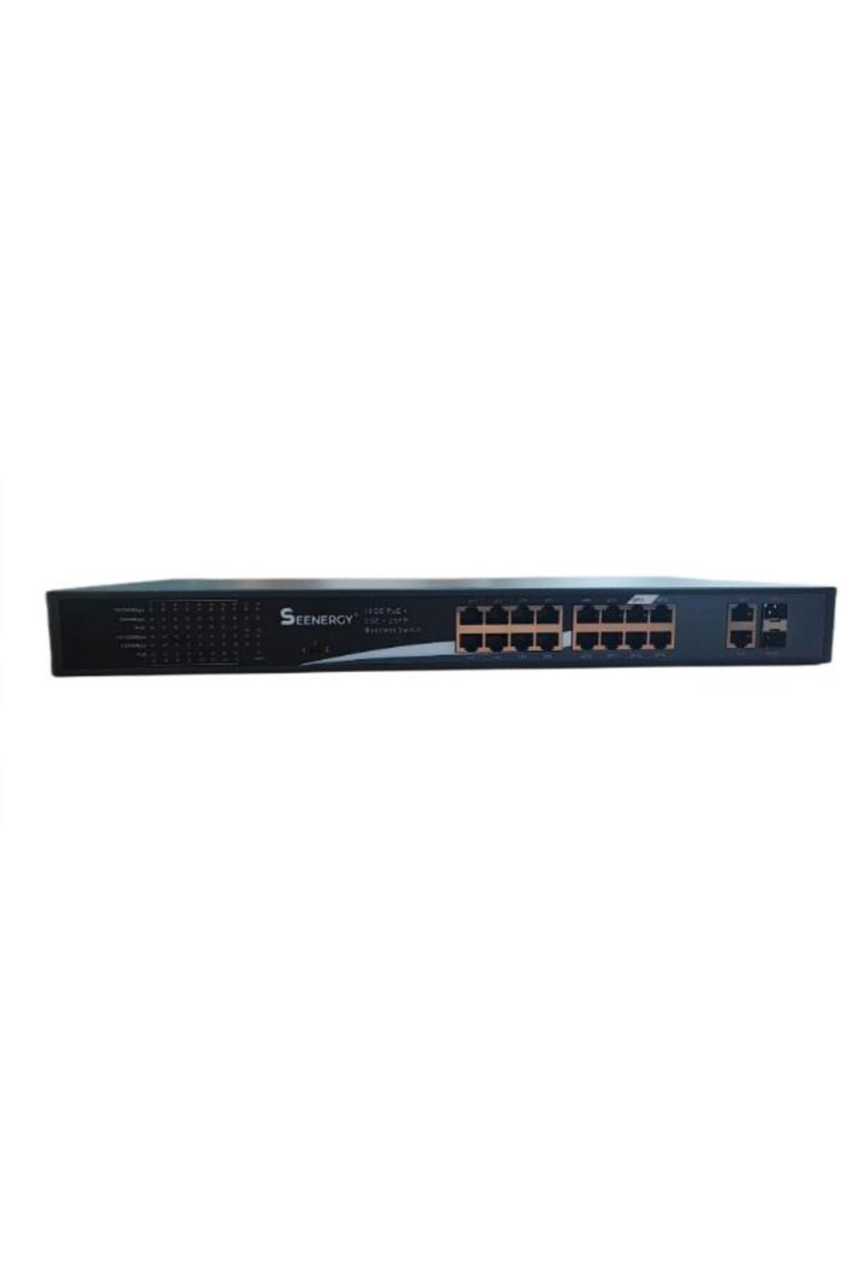 SEENERGY SE-1016G+2GE2S 16 PORT POE SWİTCH / 16 POE 10/100/1000 MBPS / POE SWİTCH 16 PORT