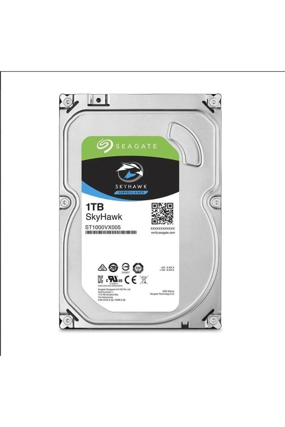 SEAGETE Seagate 1 Tb 3.5'' Hdd Skyhawk Güvenlik Diski