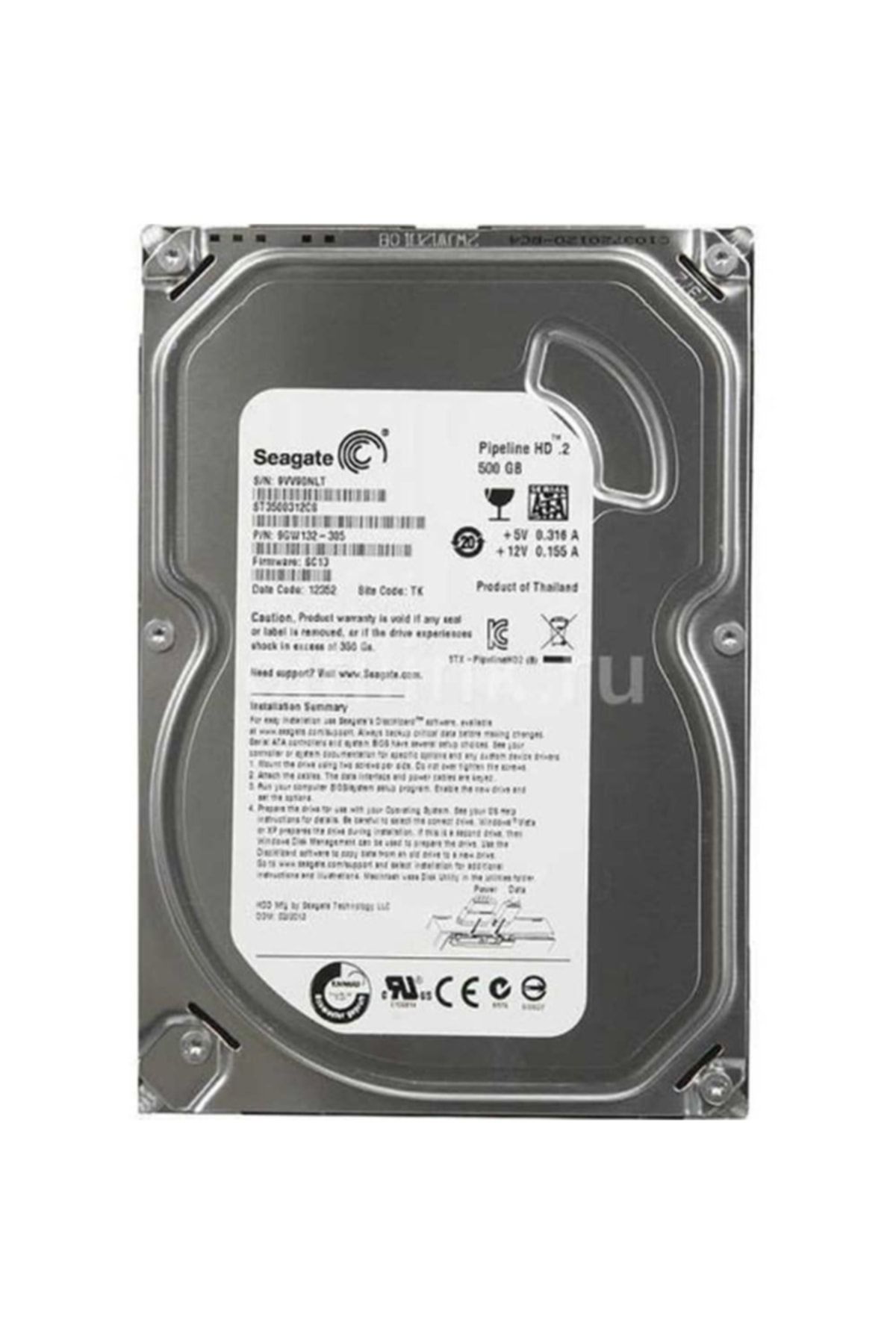 ZYK Seagate 2 Tb Harddisk