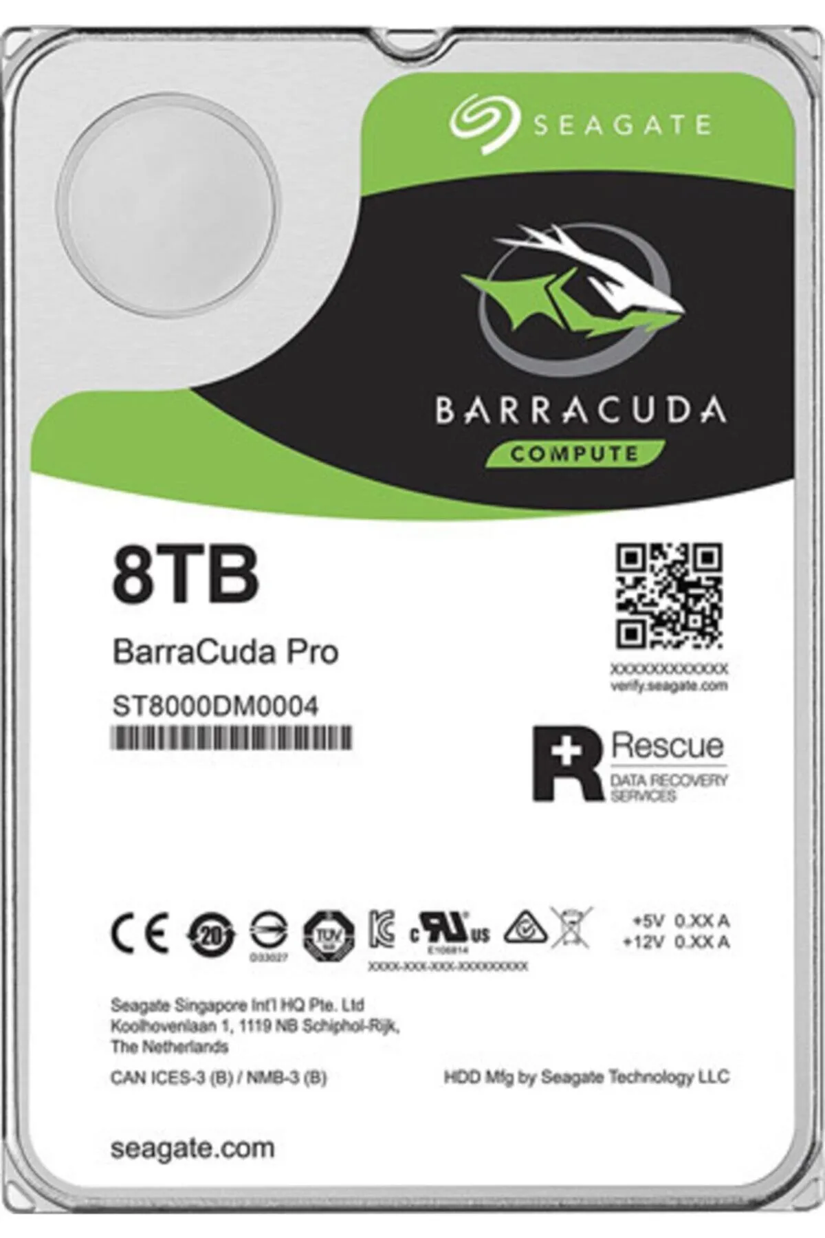 Barracuda Seagate 3.5" 8 Tb St8000dm004 Sata 3.0 5400 Rpm Hard Disk