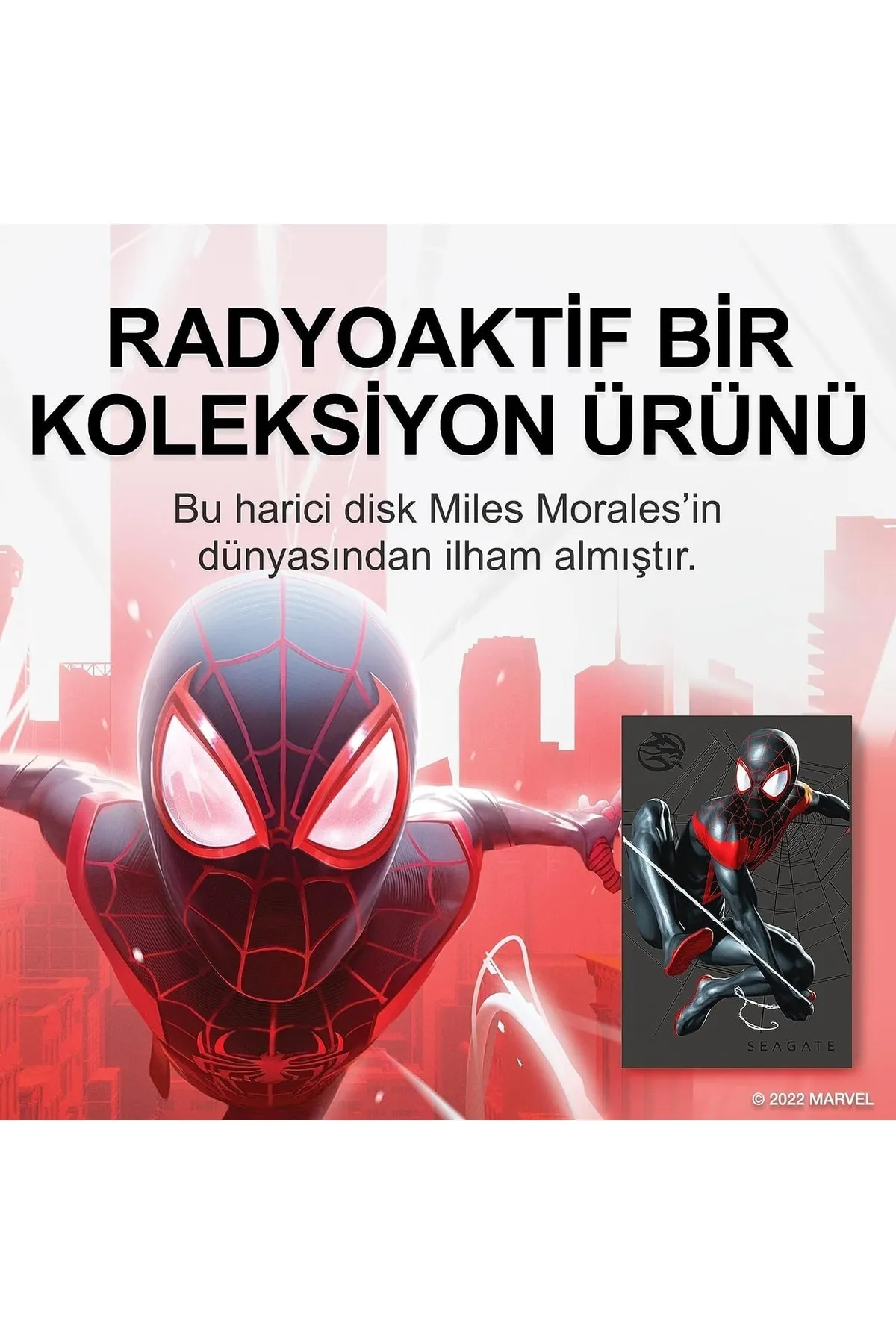 Seagate Seagate Firecuda Marvel Miles Morales Se, 2 Tb Harici Sabit Disk Usb 3.2 Gen 1 Stkl2000419