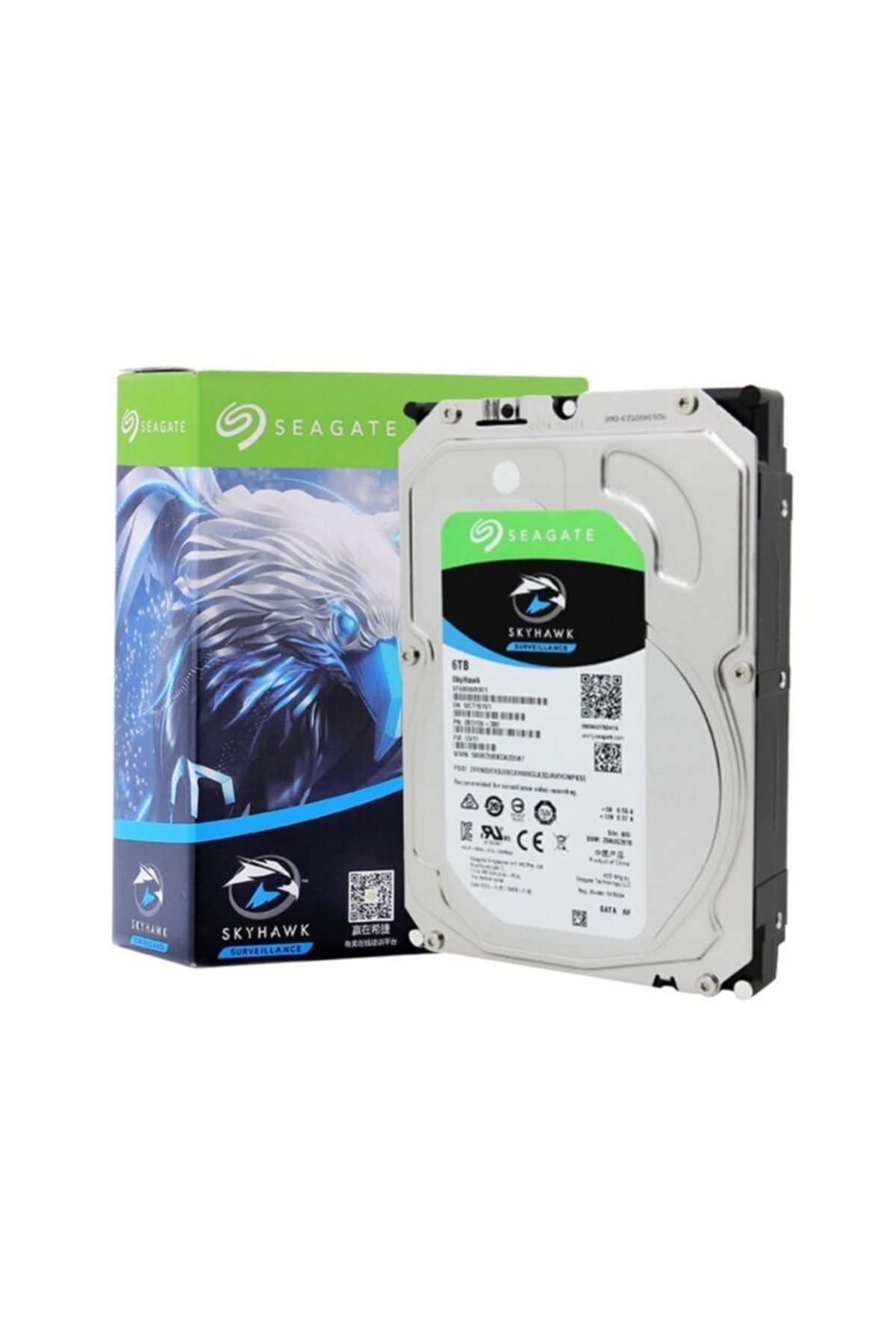 SEAGETE Seagate Skyhawk 3,5 6tb 256mb 5900 St6000vx001 St6001