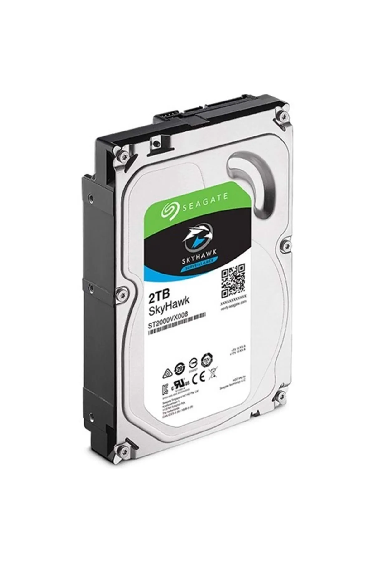 OEM Seagate Skyhawk ST2000VX008 3.5" 2TB Sata 3.0 64MB 180Mb/s 5900Rpm 7/24 Güvenlik Diski