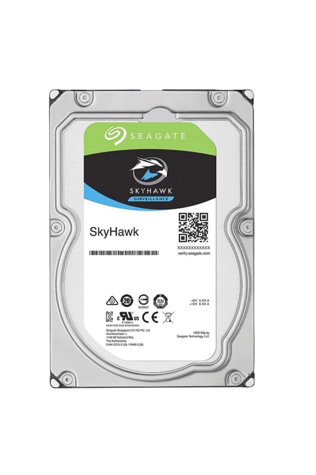 OEM Seagate Skyhawk ST2000VX008 3.5" 2TB Sata 3.0 64MB 180Mb/s 5900Rpm 7/24 Güvenlik Diski