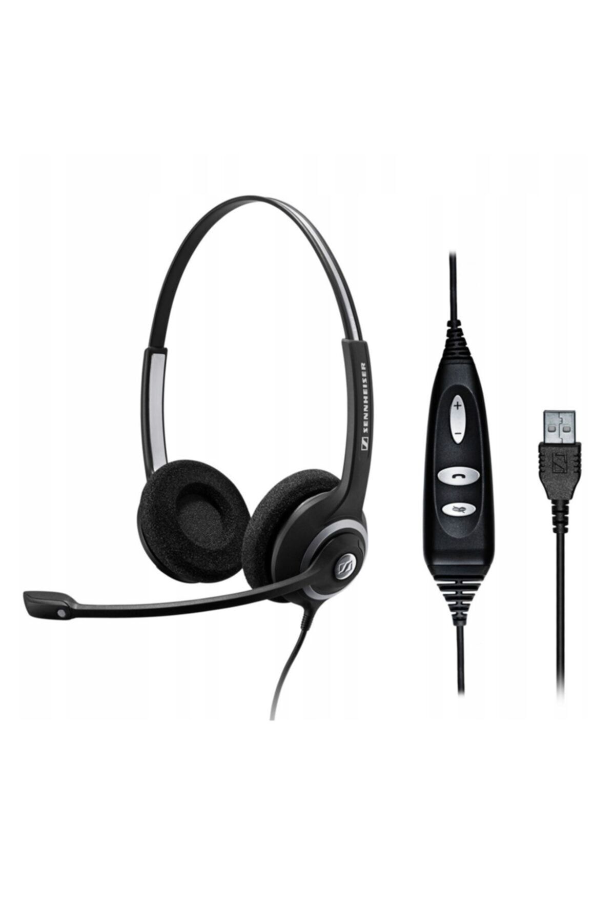 Voip Sennheiser Sc 260 Çift Taraflı Taçlı Hd Ofis Kulaklığı