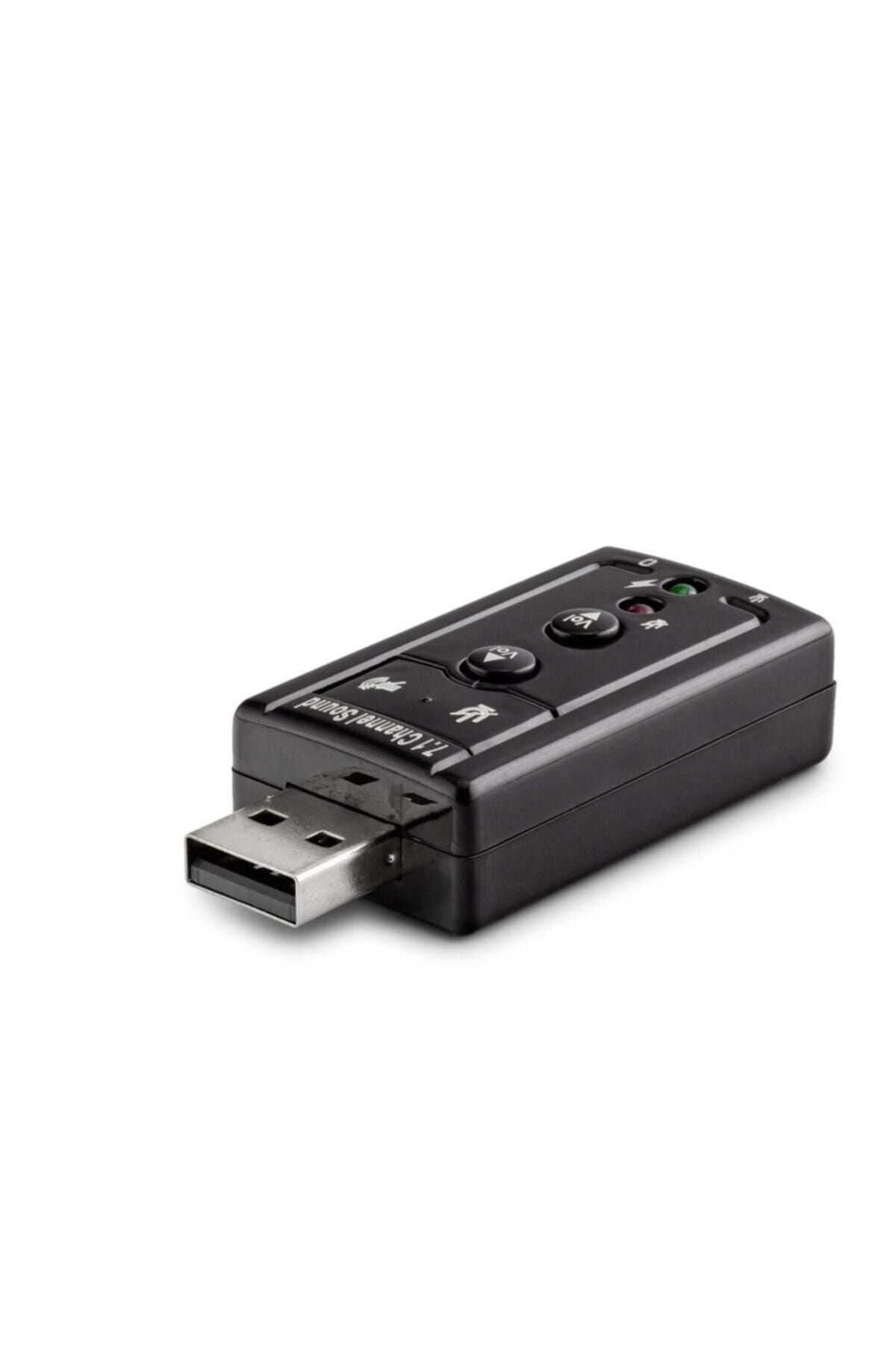 Hadron Ses Kartı 7.1 Usb Ses Adaptörü Usb Sound Card Adaptör Hd4177