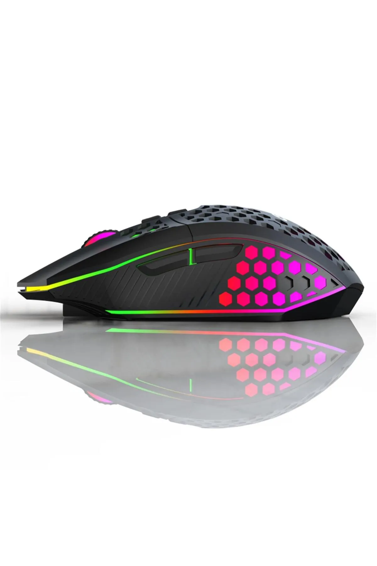 Valkyrie Sessiz Tuşlu Wireless 2.4g 8 Button Rgb Led Gaming Mouse - Silent Button - One Click Deskto