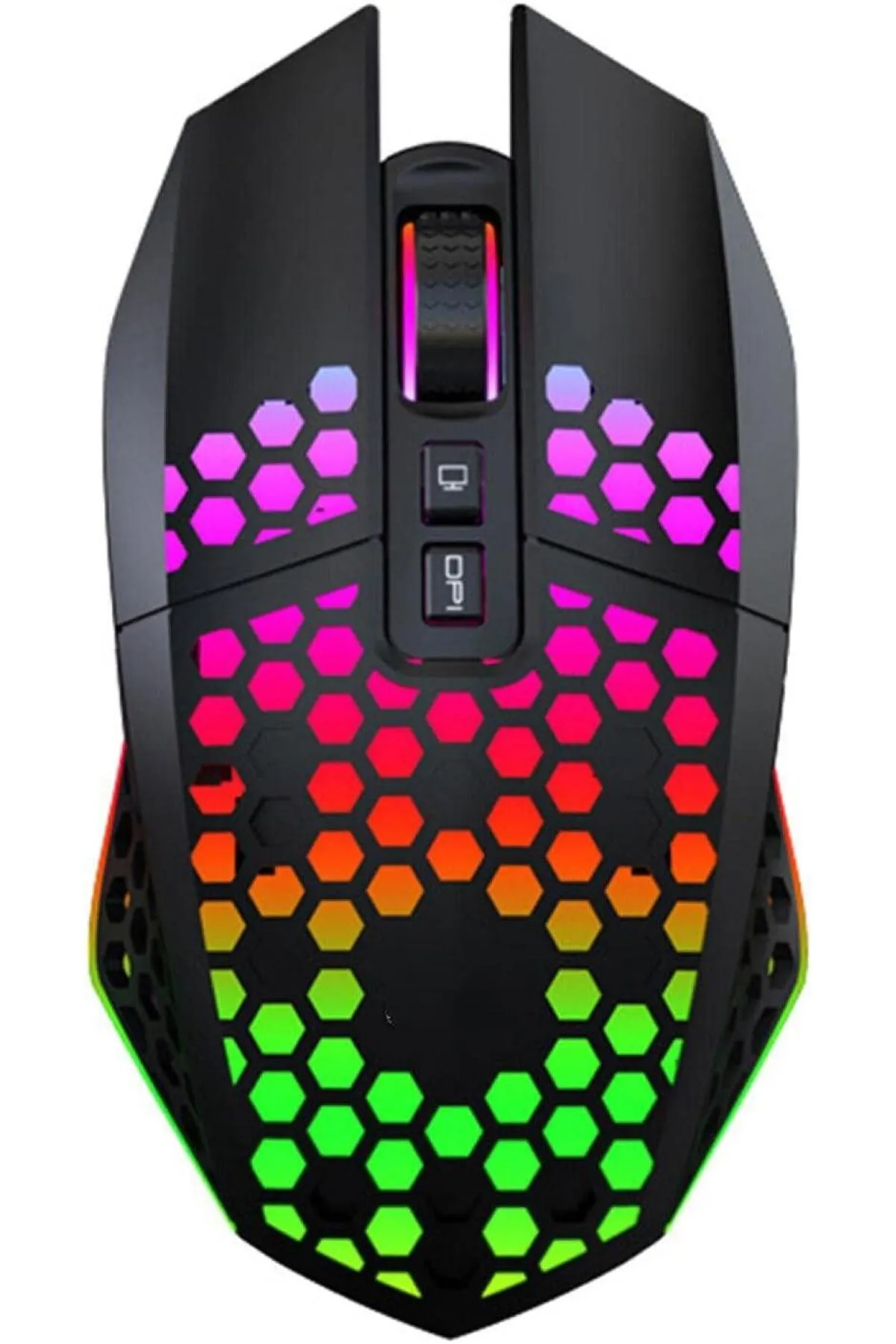 Valkyrie Sessiz Tuşlu Wireless 2.4g 8 Button Rgb Led Gaming Mouse - Silent Button - One Click Deskto