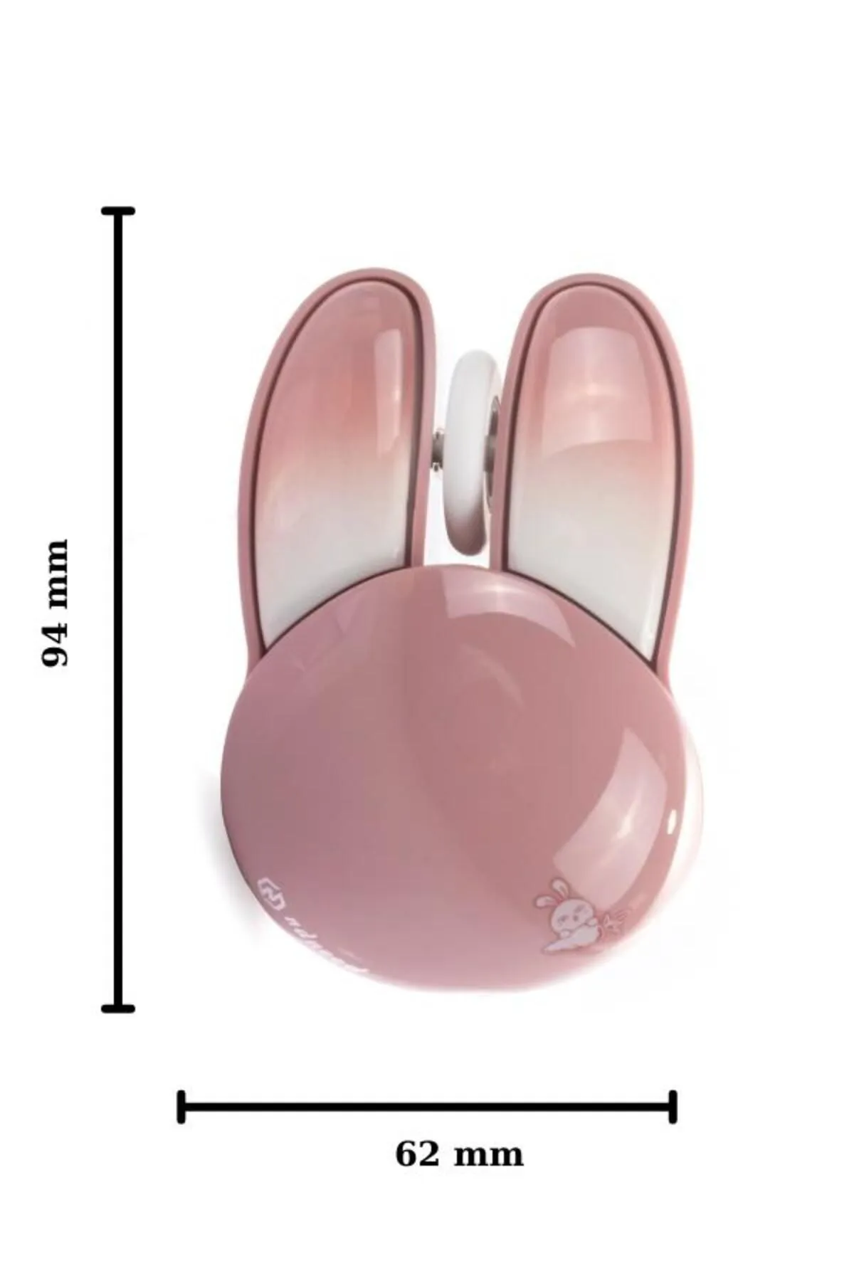 NDNeed Sevimli Tavşan 3D Pembe Mouse Bluetooth + 2.4G Dual Mode