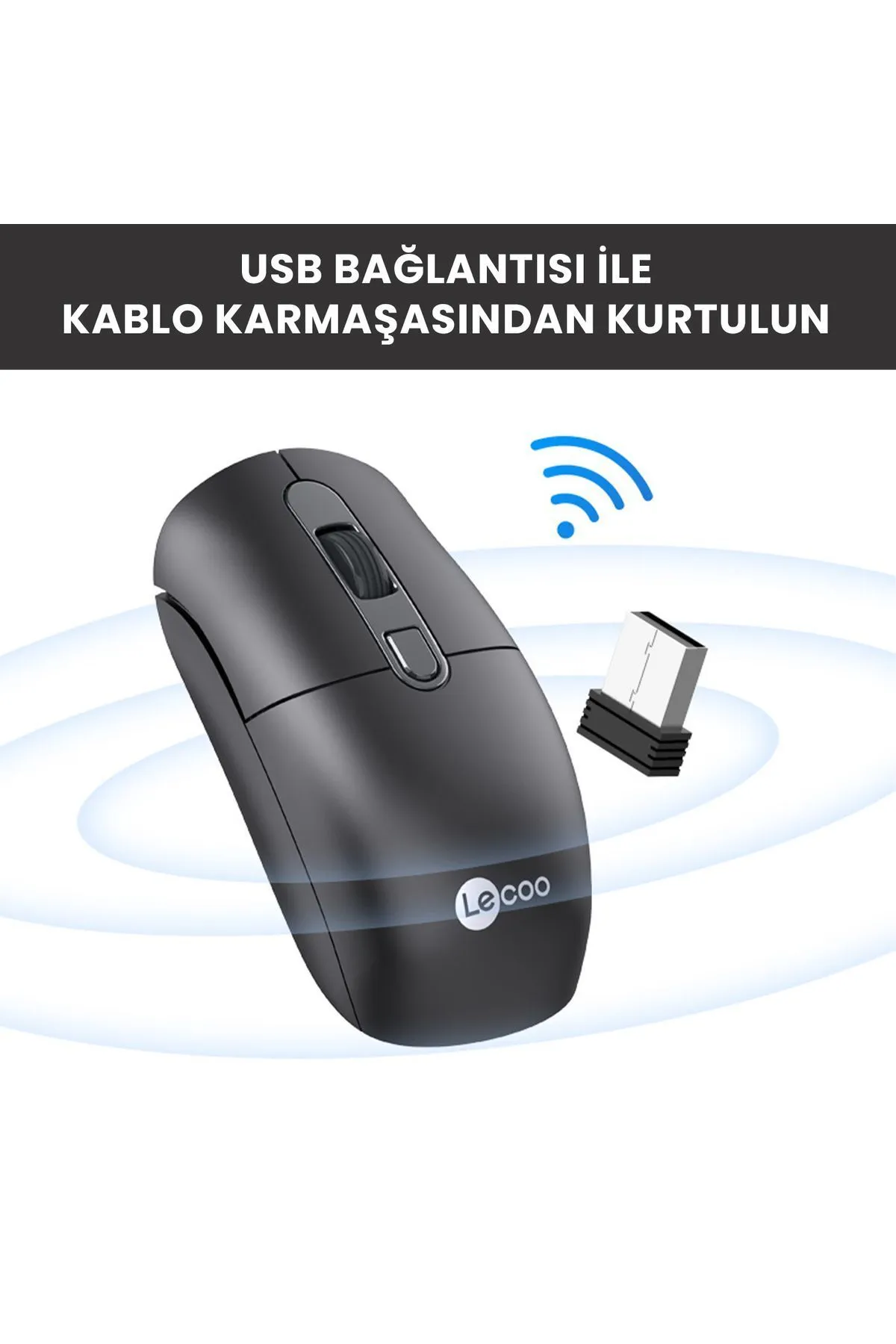 starnewstore sfeyx Kablosuz 1600dpı 4 Tuşlu Evrensel Uyumlu Optik Mouse Siyah news sfey 997516