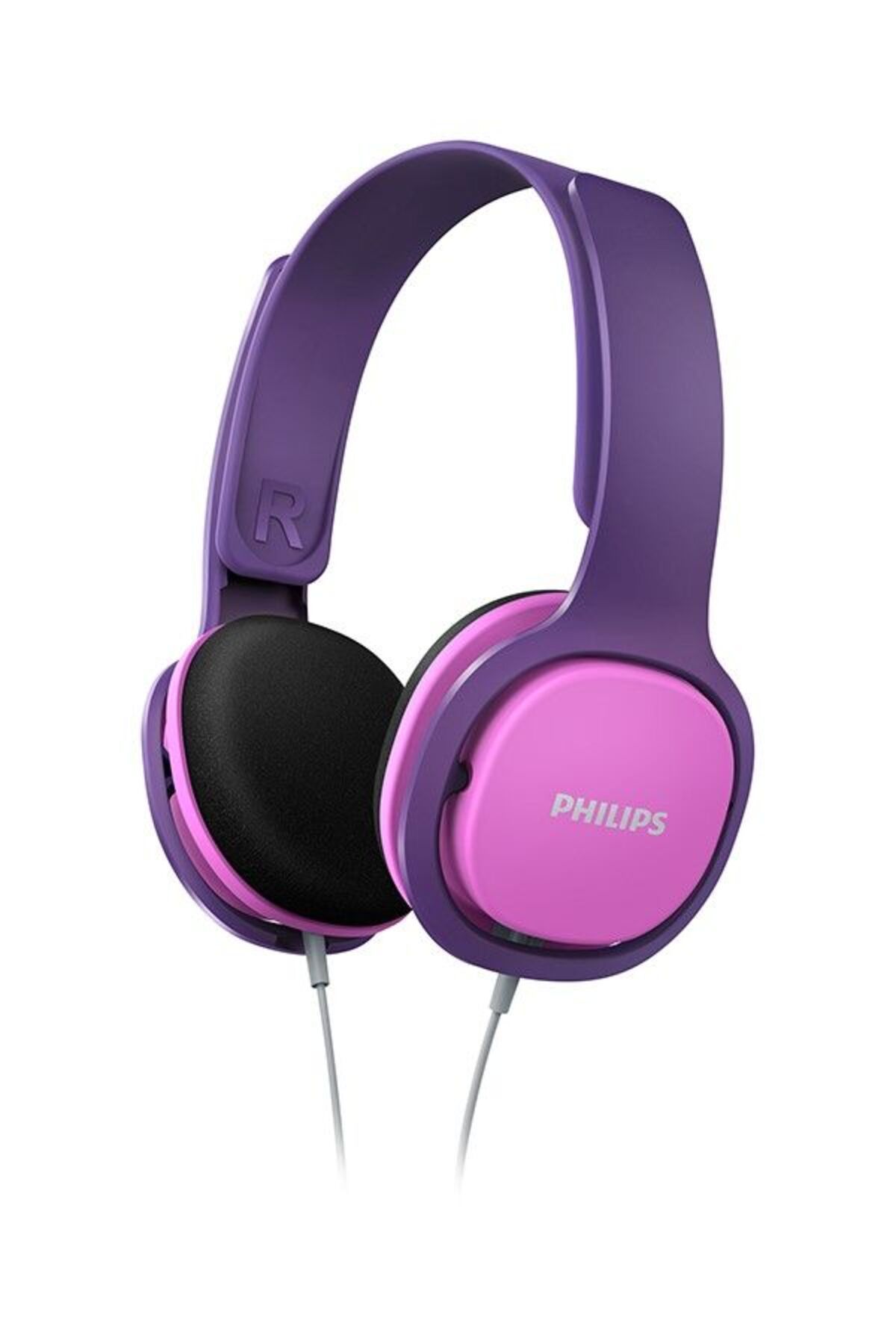 Philips Shk2000pk Pembe-mor Kablolu Kulak Üstü Çocuk Kulaklığı