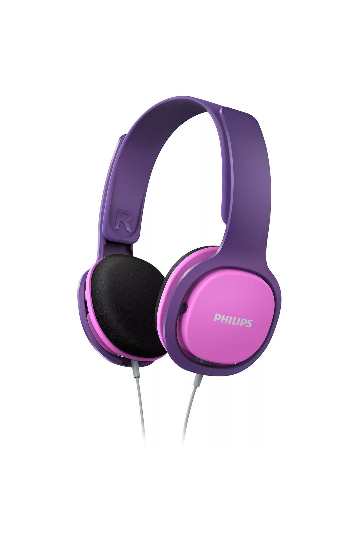 Philips Shk2000pk Pembe-mor Kablolu Kulak Üstü Çocuk Kulaklığı