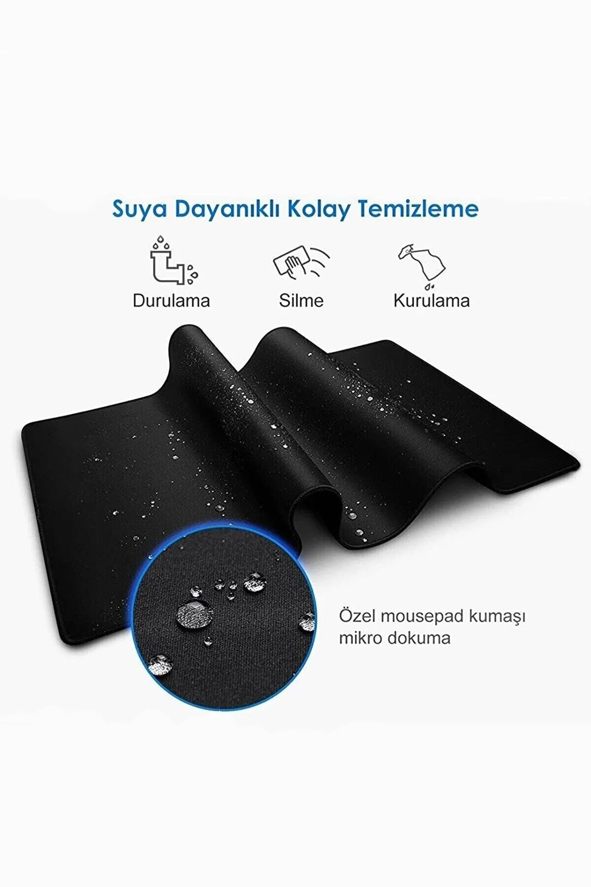 Genel Markalar shpwave 70cmx30cm Siyah Mause Ped Gamer Oyuncu Mouse Pad Kaydırmaz Mousepad Uzun Klavye Fare Altlı