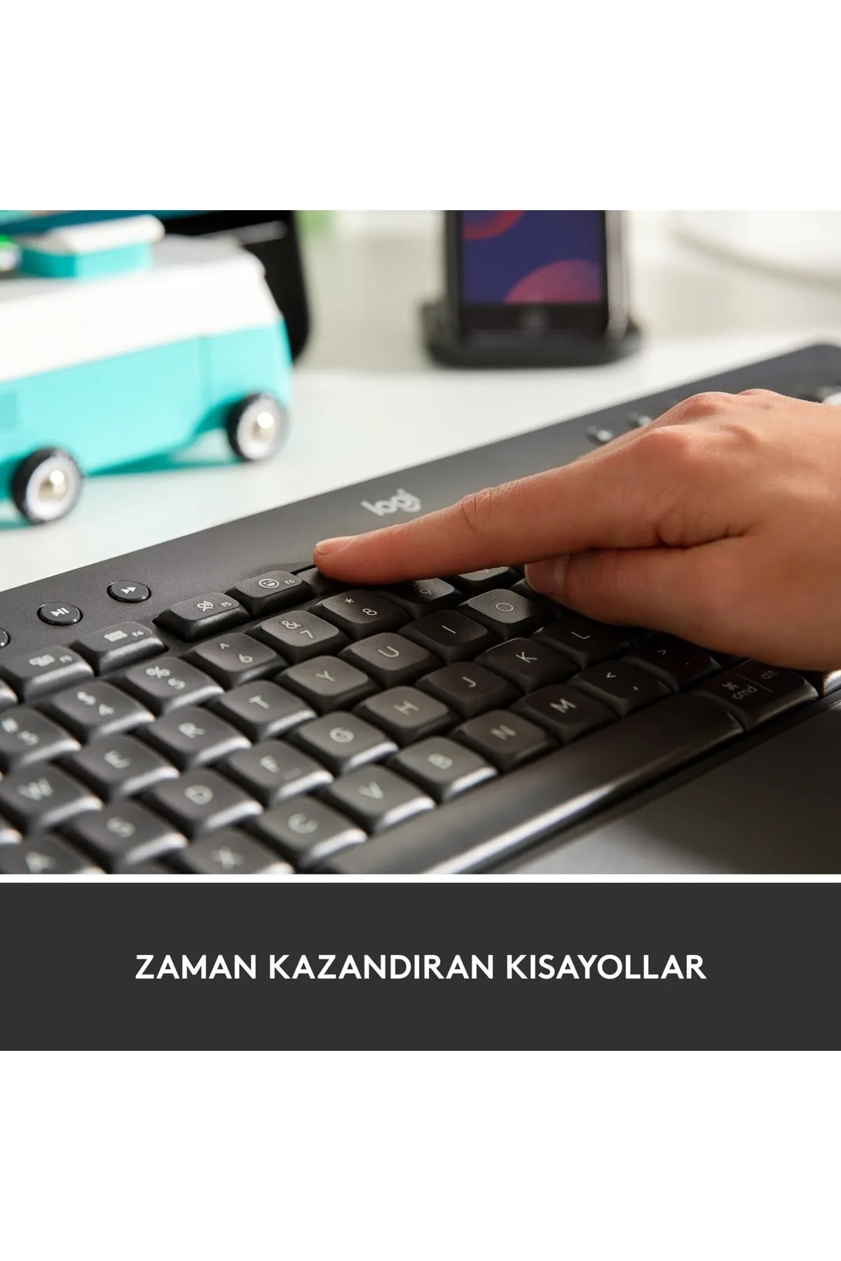 Logitech Signature K650 Bilek Destekli Kablosuz Grafit Klavye 920-010919