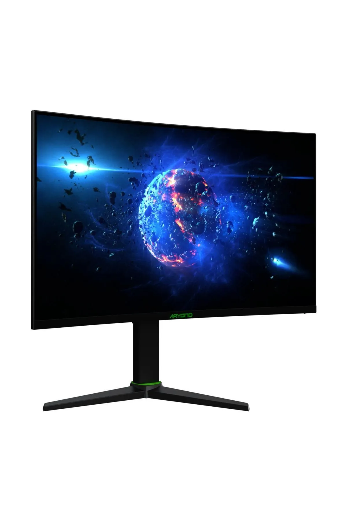 teknotrust Siyah Aryond A27 V2 27" 180hz Qhd 1 Ms Hdr10 300 Nit G-sync Freesync Curved Pivot Va Oyuncu Monitör