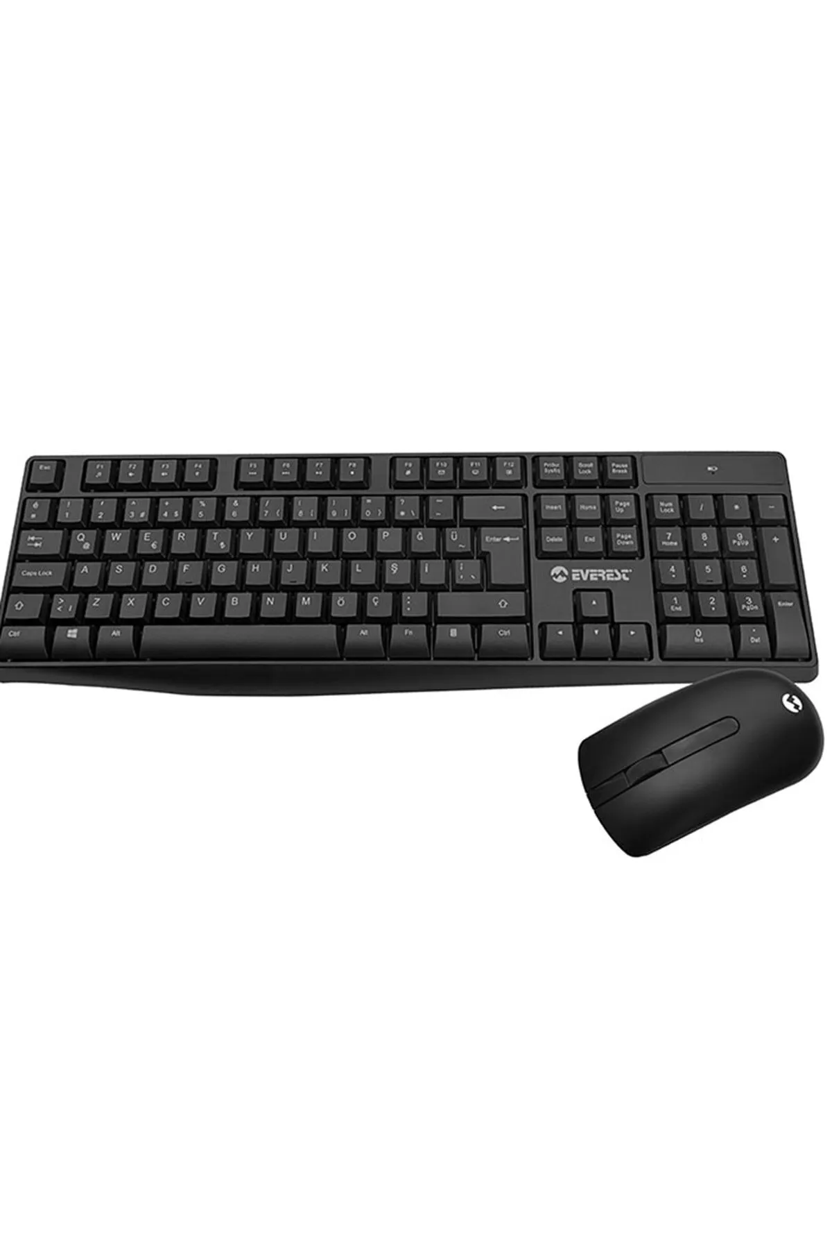 Everest Siyah Kablosuz Q Multimedia Klavye + Mouse Set Km-7500 Everest