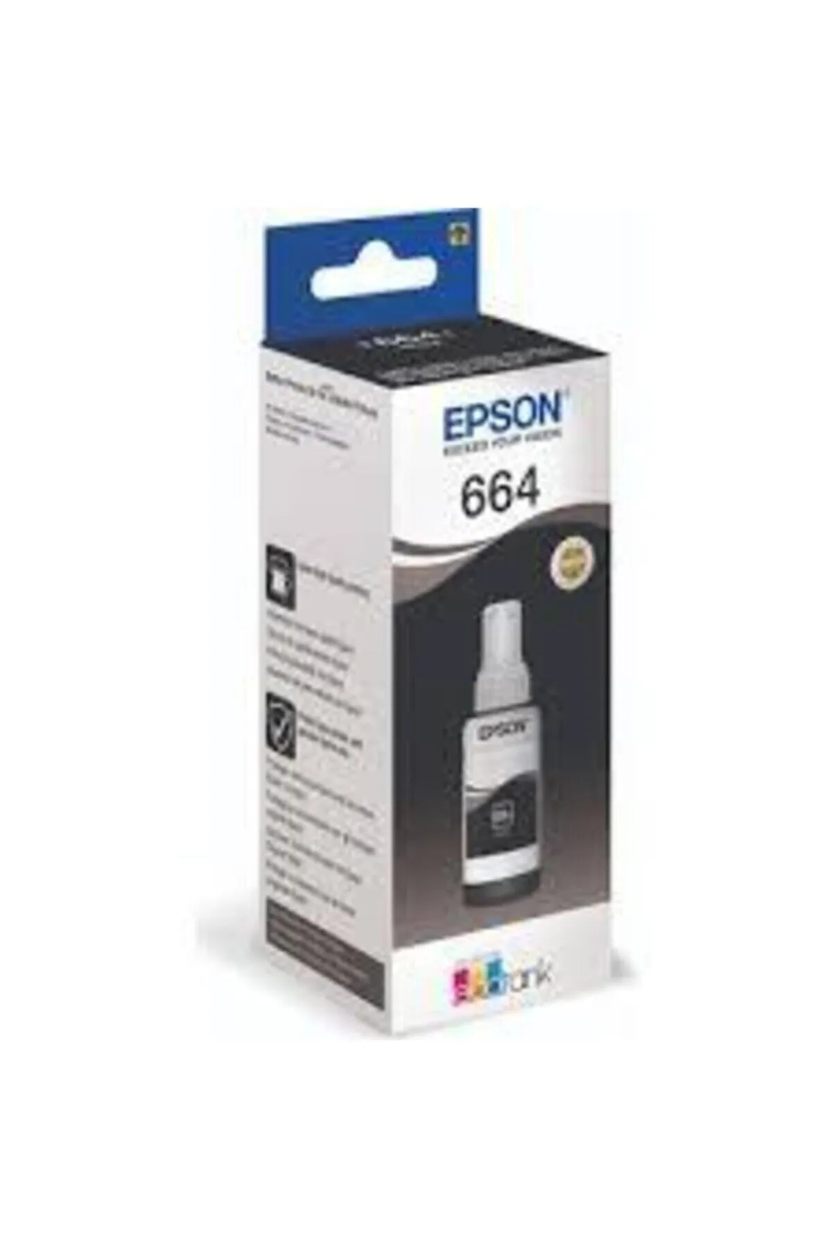 Epson Siyah Mürekkep T6641 L100-200-120-l1300-l110-l300-l455(70ml)-200-120-l1300-l110-l300-l455 70 M